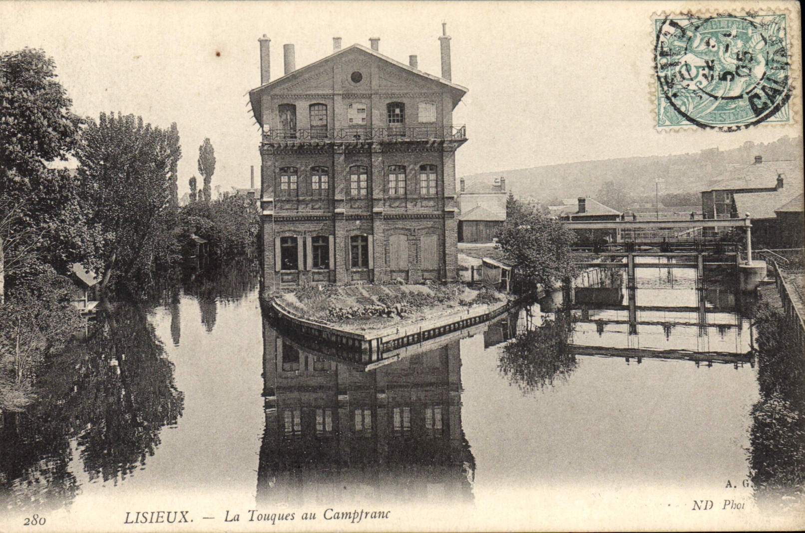 CPA Lisieux La Touques Au Campfranc
