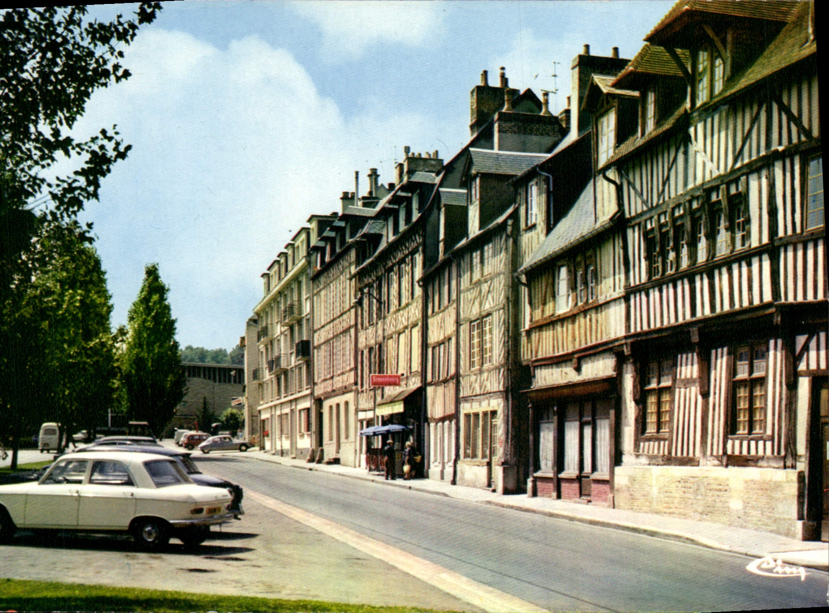 CPSM Lisieux Les Vieilles Demeures Rue Du Docteur Degrenne