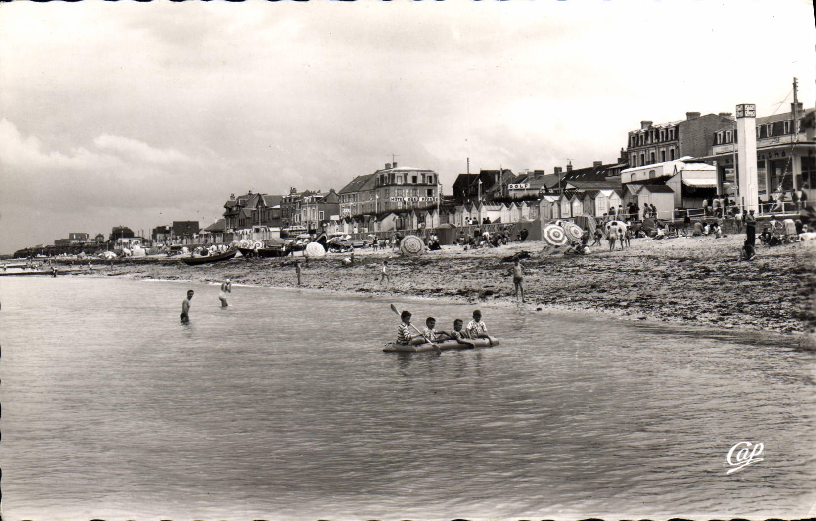 CPA Luc Sur Mer La Plage Maree Haute