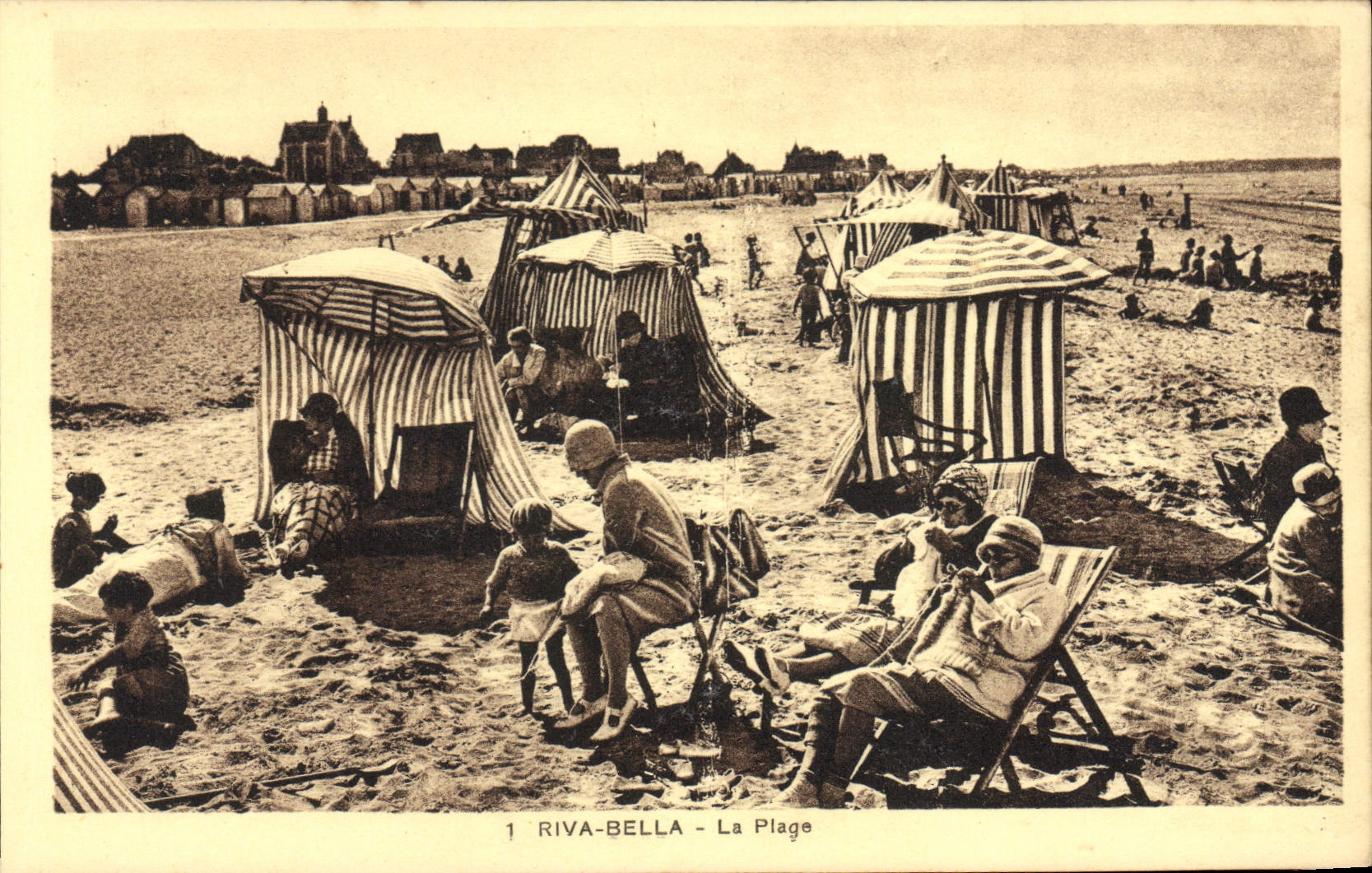 CPA Riva Bella La Plage