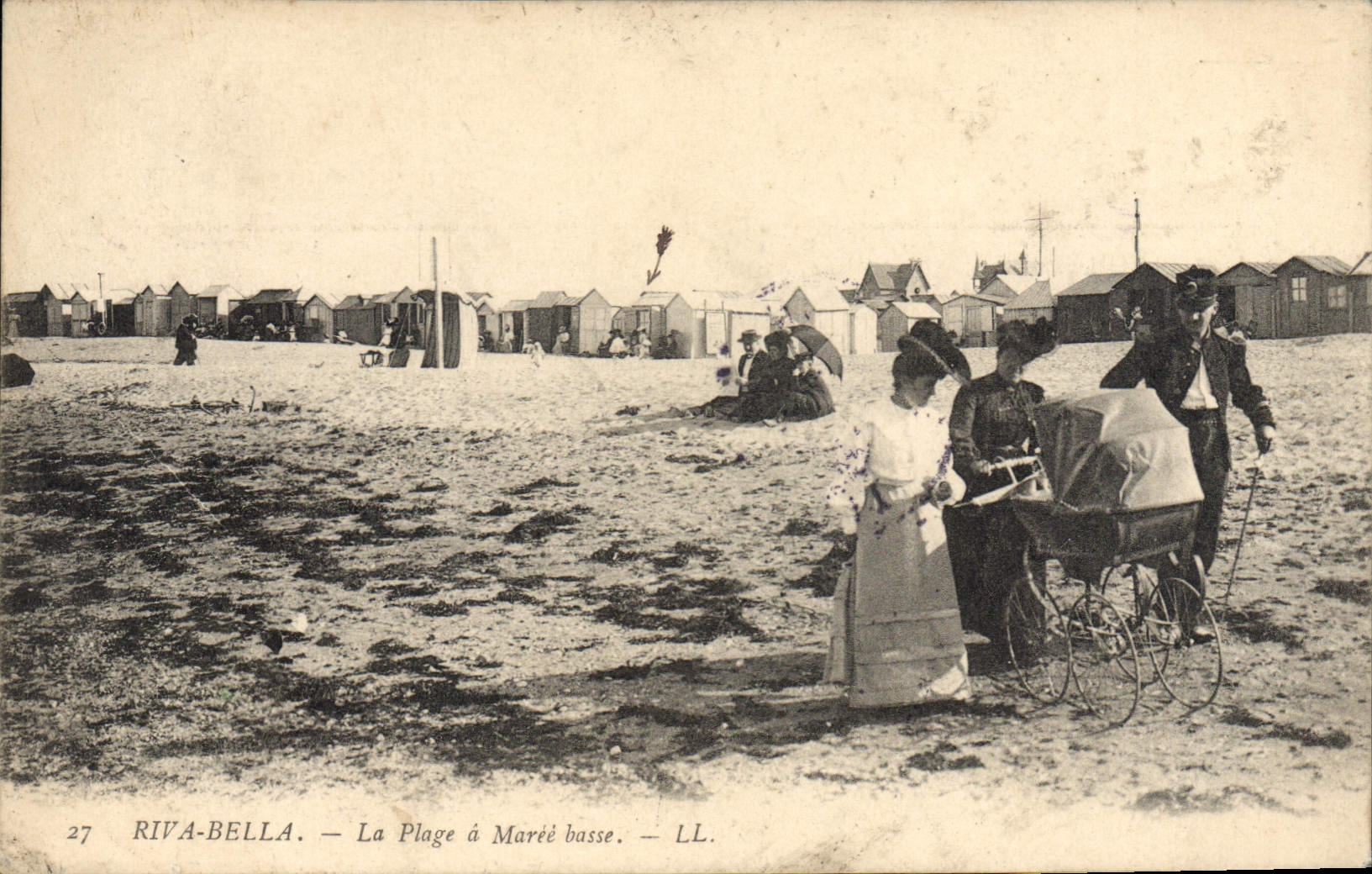 CPA Riva Bella La Plage a Maree Basse