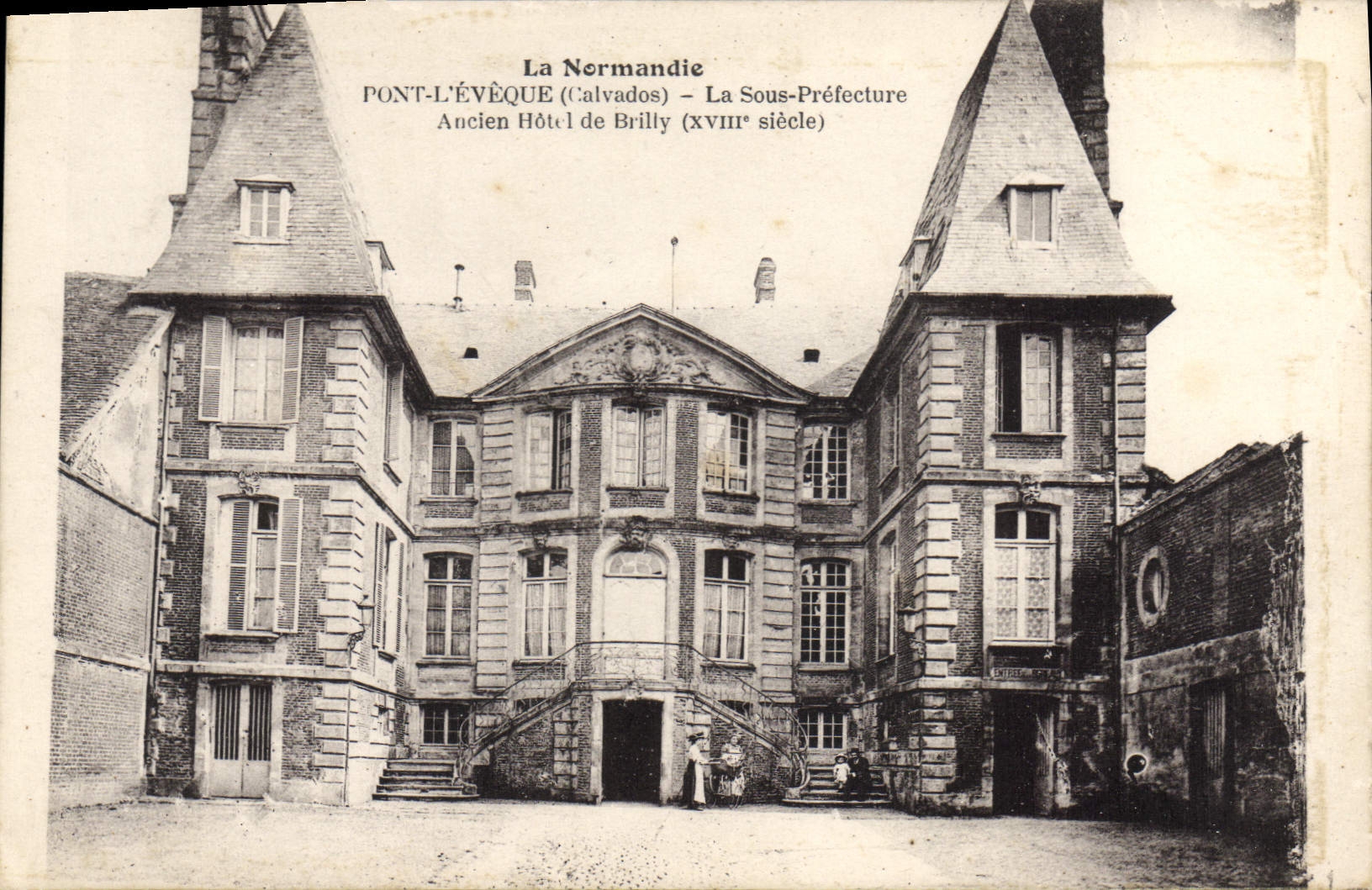 CPA Pont L'Eveque La Sous Prefecture Ancien Hotel de Brilly
