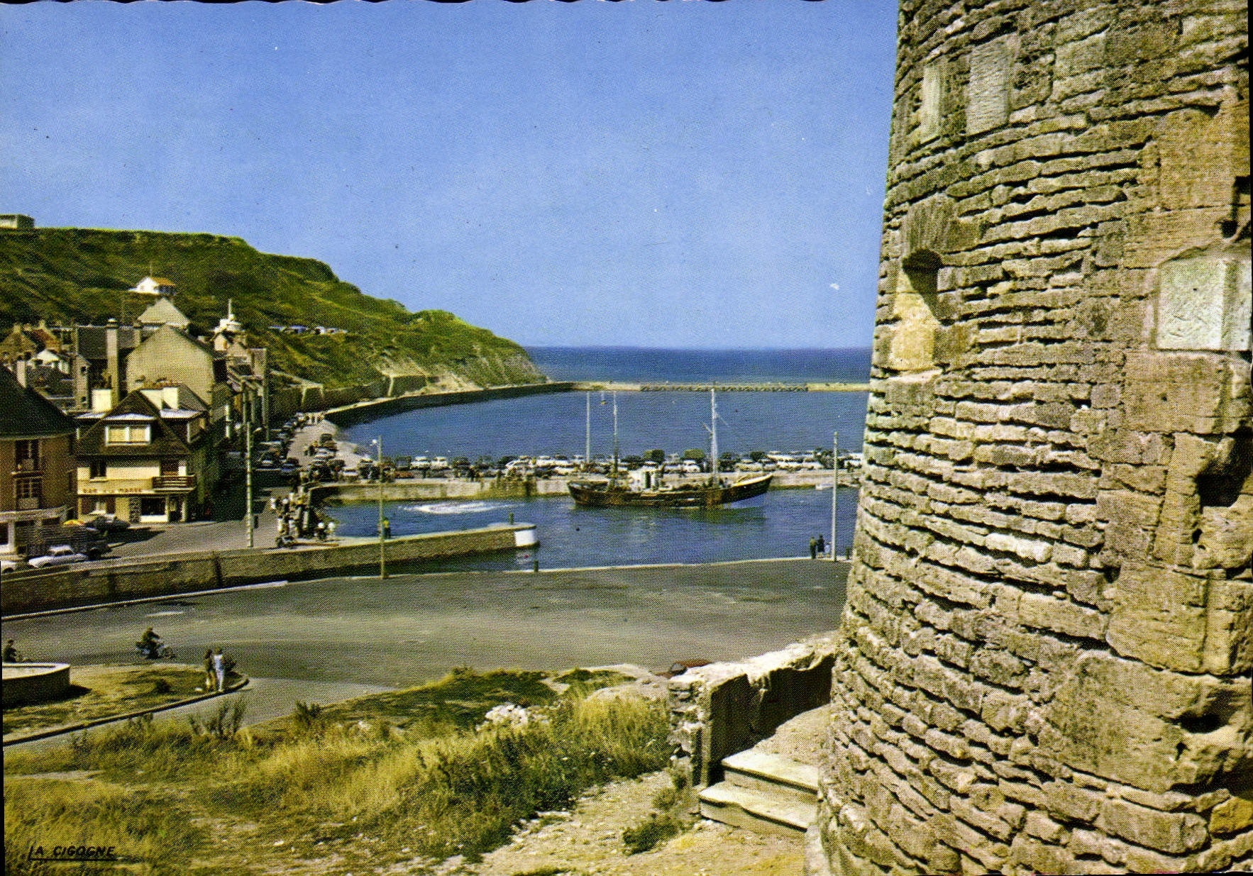 CPSM Port En Bessin Tour Vauban Et Quai Letourneur