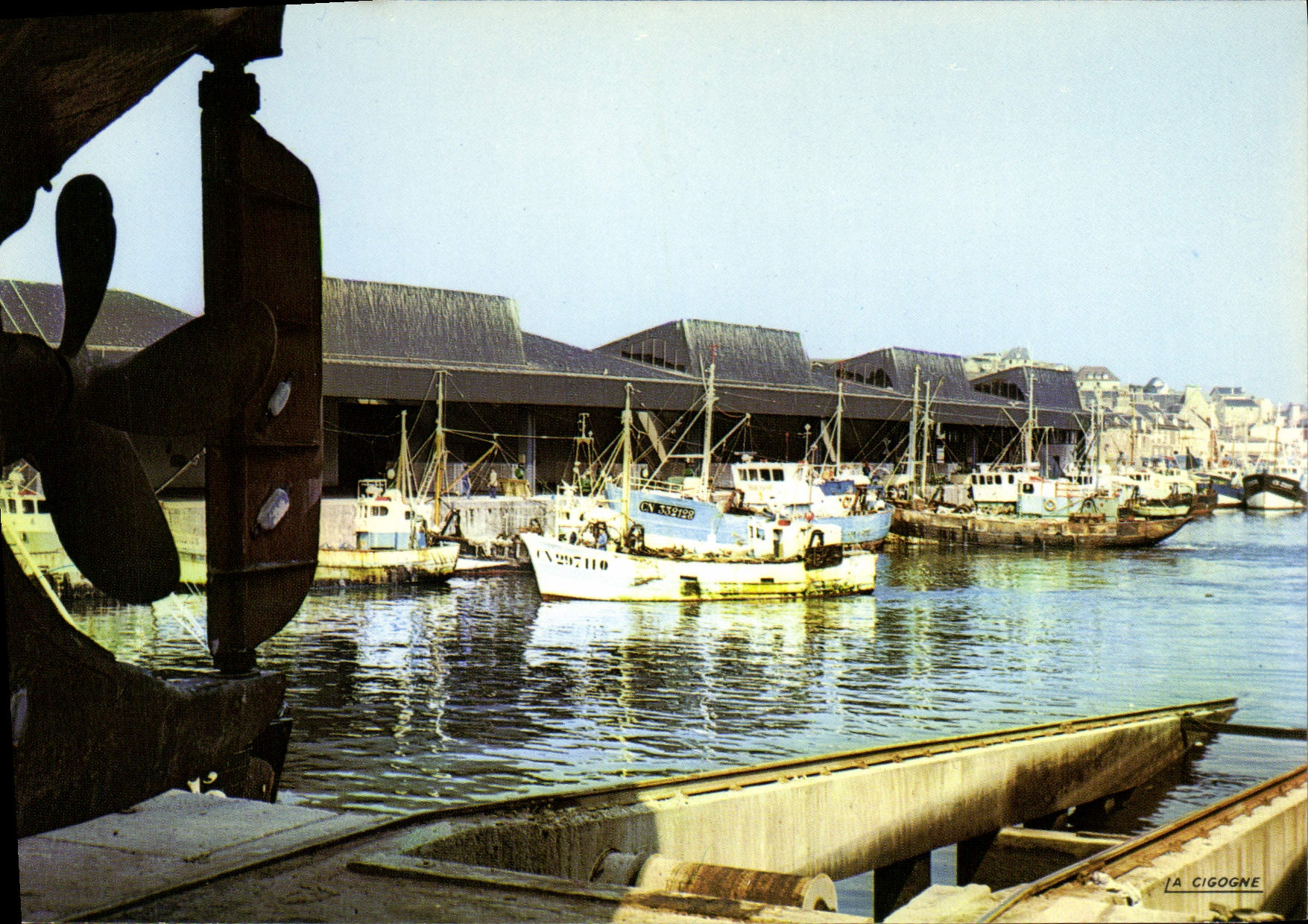 CPSM Port En Bessin Halle De Criée