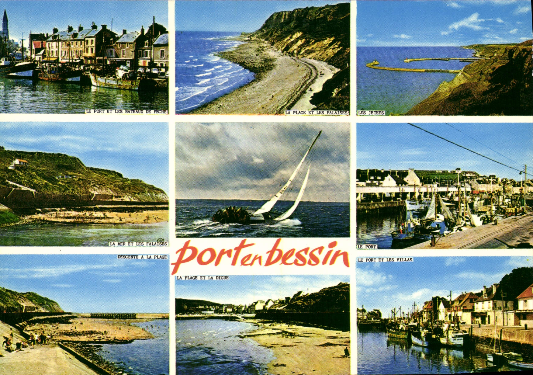 CPSM Port En Bessin port plage jetée