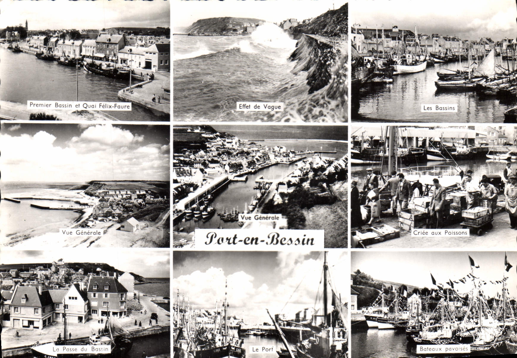 CPSM Port En Bessin criée aux poissons