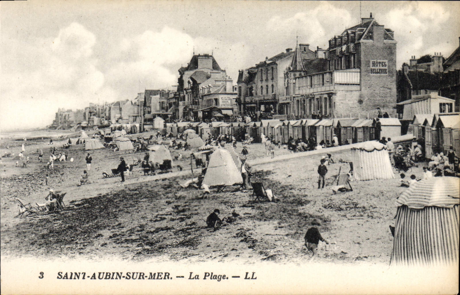 CPA Saint Aubin Sur Mer La Plage