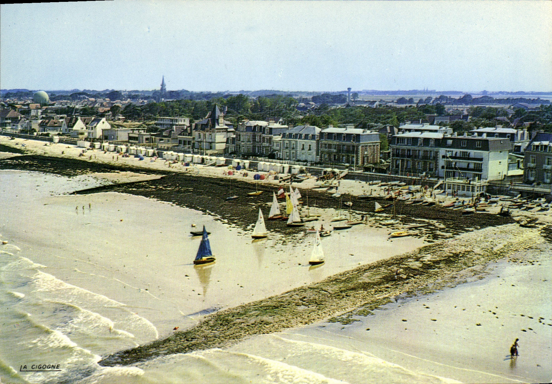 CPSM Saint Aubin Sur Mer ecole de voile