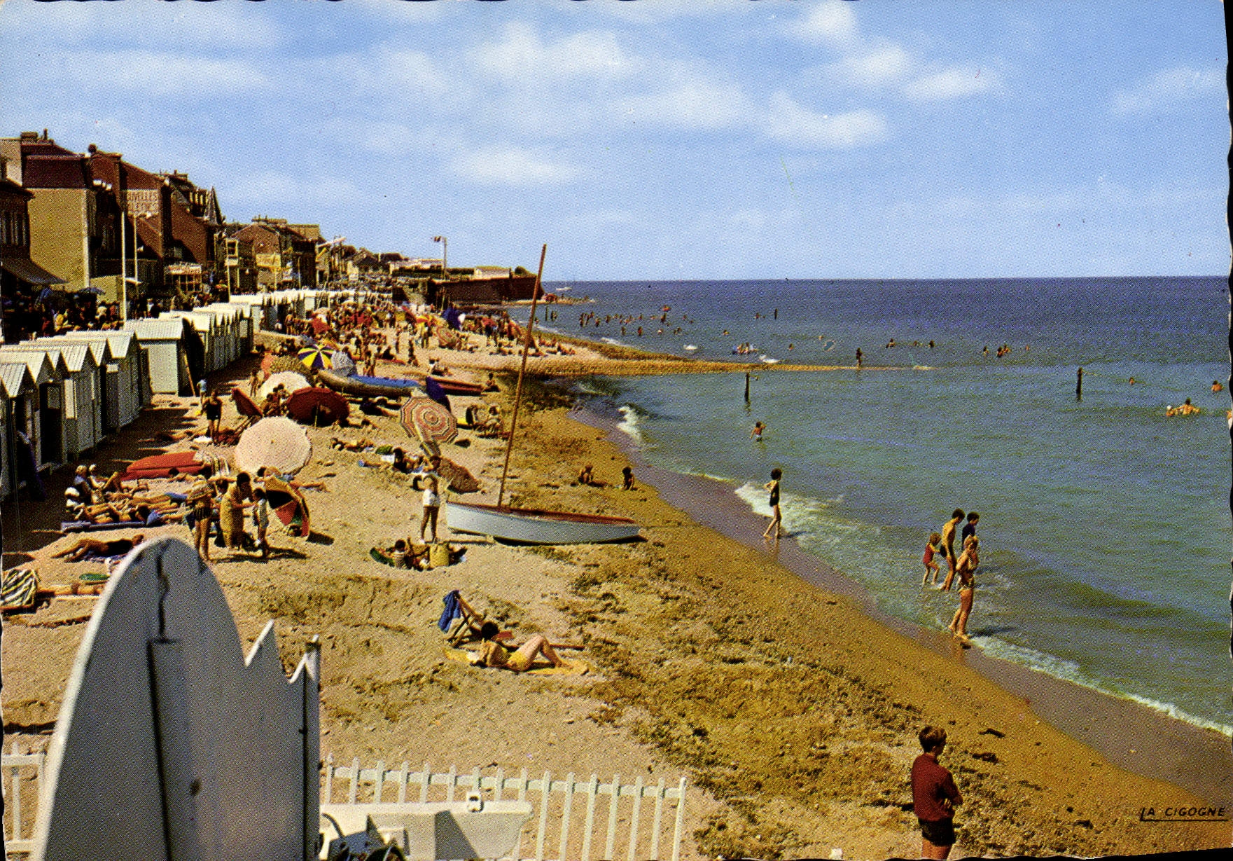 CPSM Saint Aubin Sur Mer La Plage