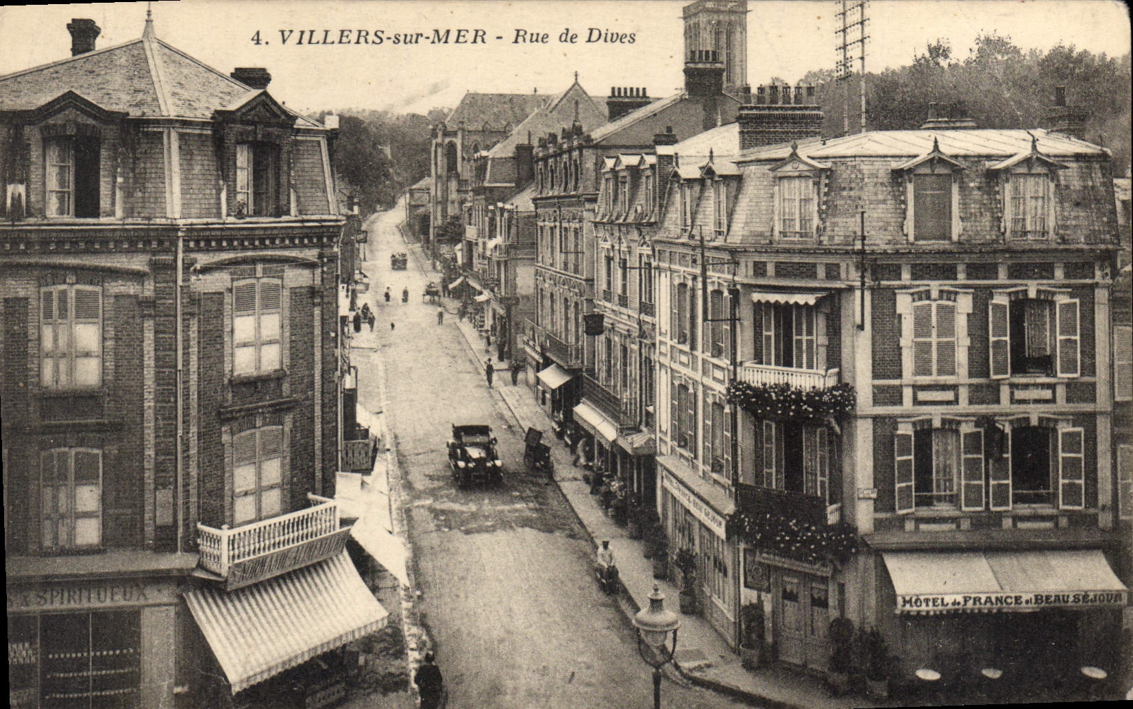 CPA Villers Sur Mer Rue De Dives