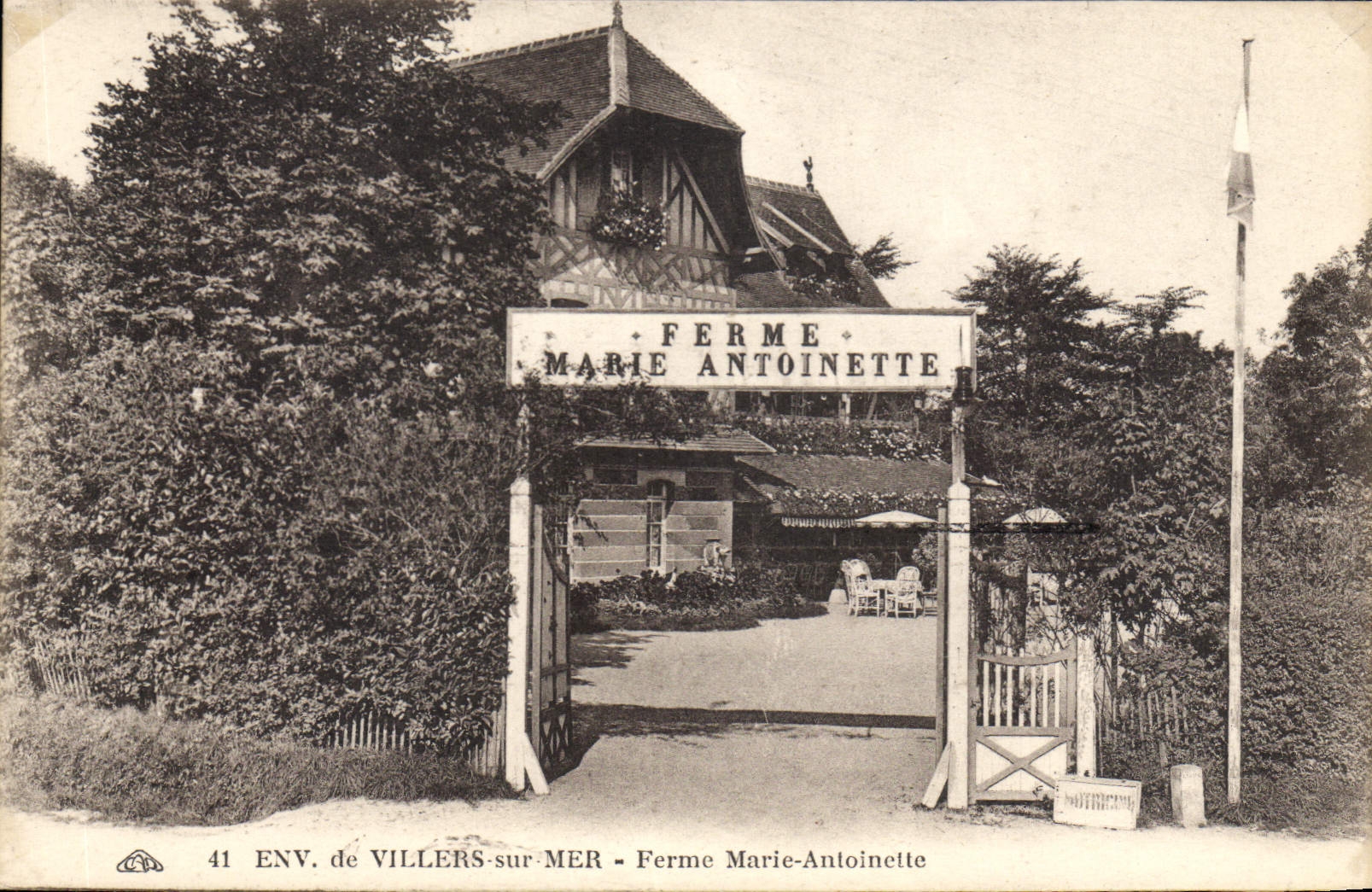 CPA Villers Sur Mer Ferme Marie Antoinette