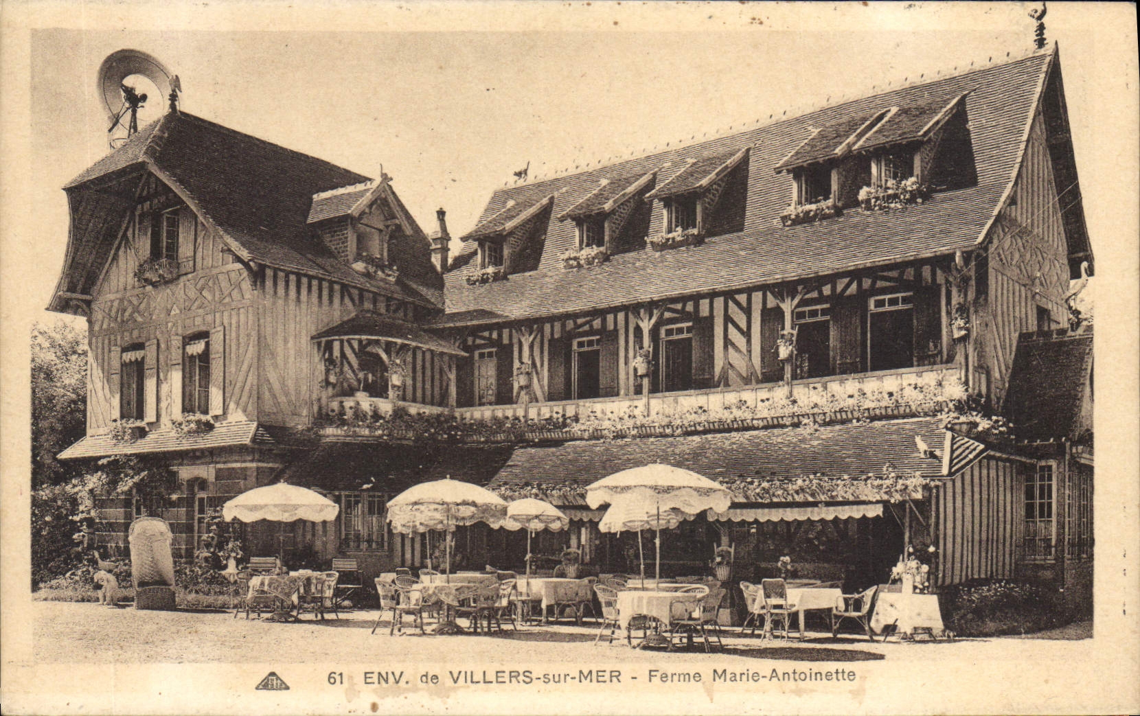 CPA Villers Sur Mer Ferme Marie Antoinette