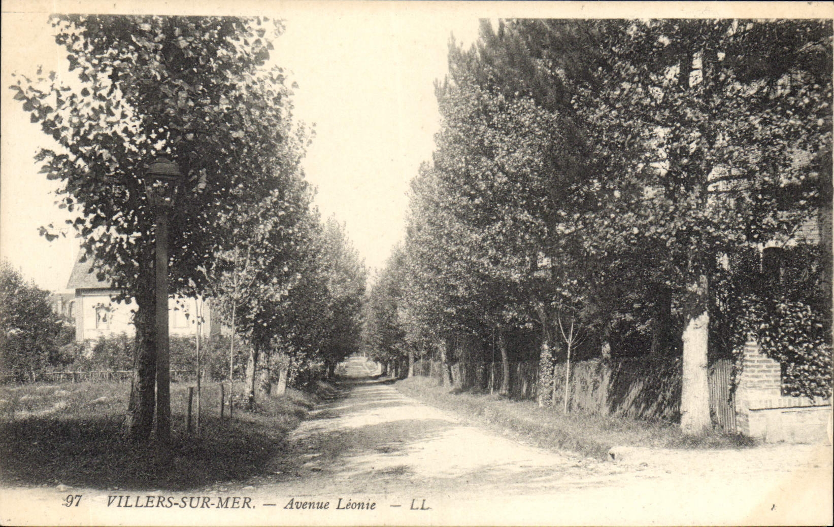 CPA Villers Sur Mer Avenue Leonie