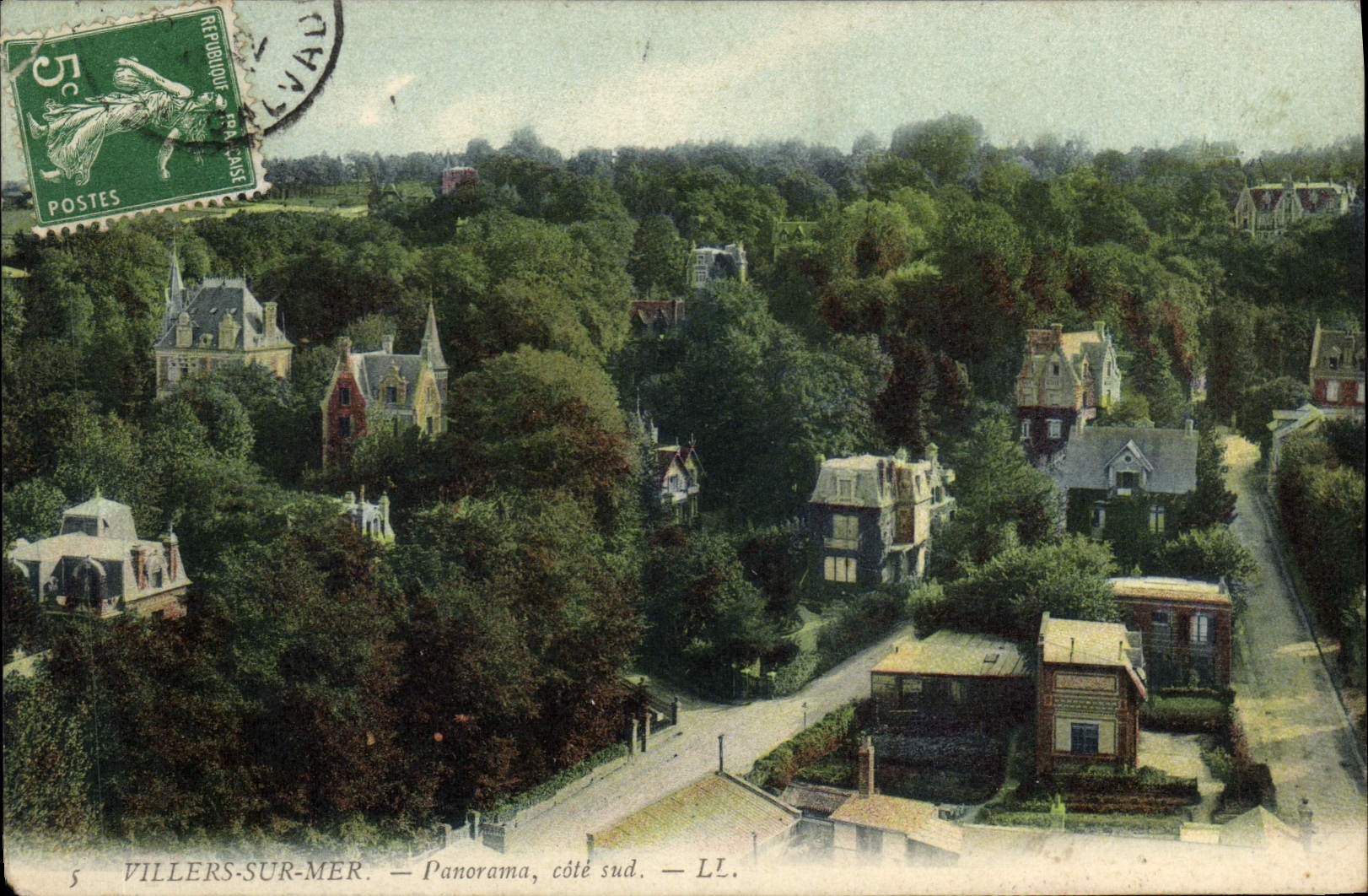 CPA Villers Sur Mer Panorama Cote Sud