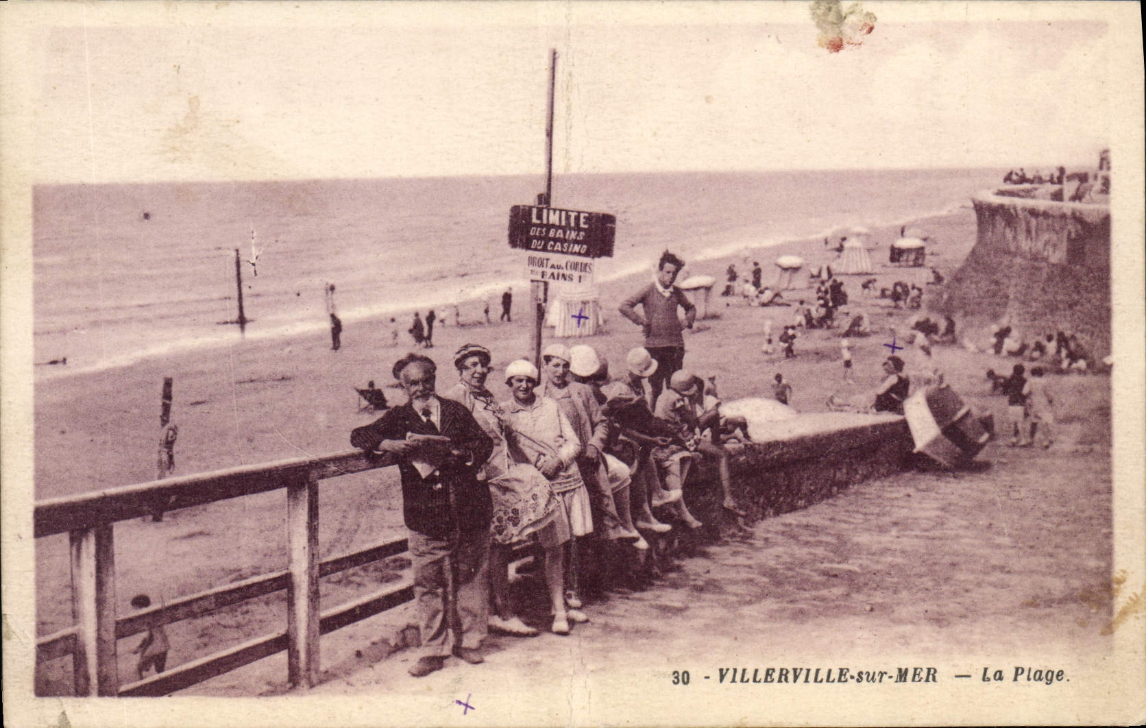 CPA Villerville Sur Mer La Plage