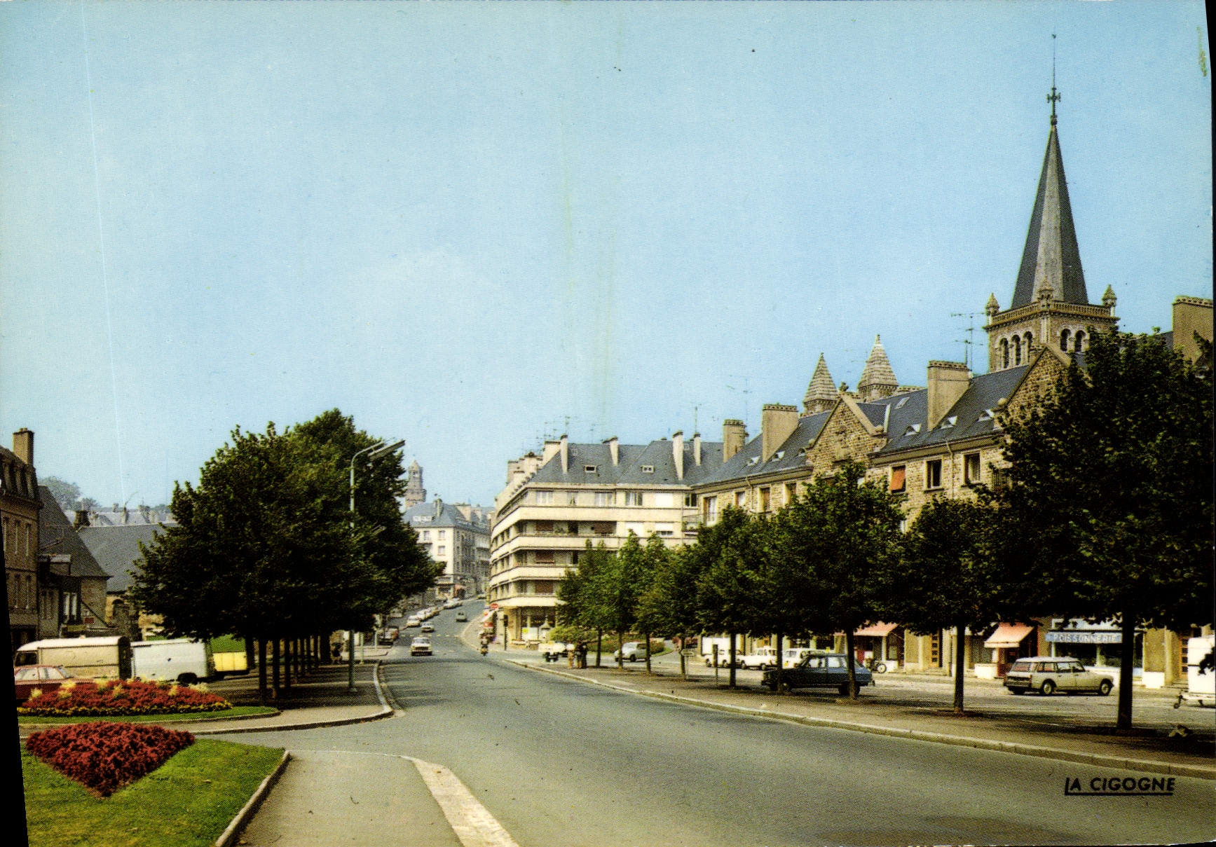 CPSM Vire Place Sainte Anne Et Rue Gasté