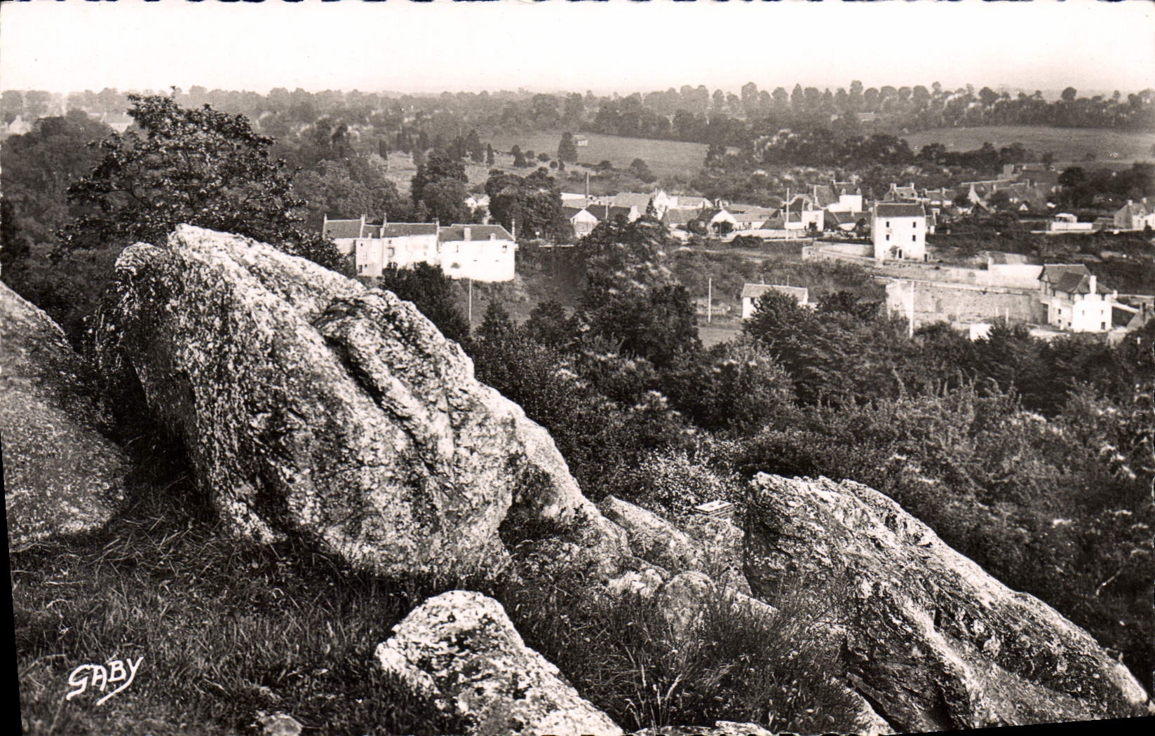 CPA Falaise Rochers Du Mont Mirat