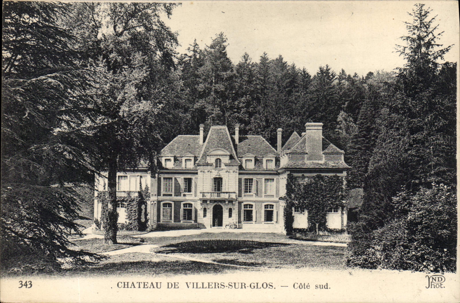 CPA Chateau De Villers Sur Glos Cote Sud