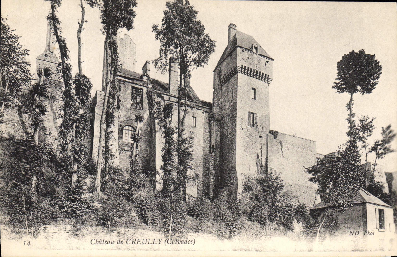 CPA Chateau De Creully