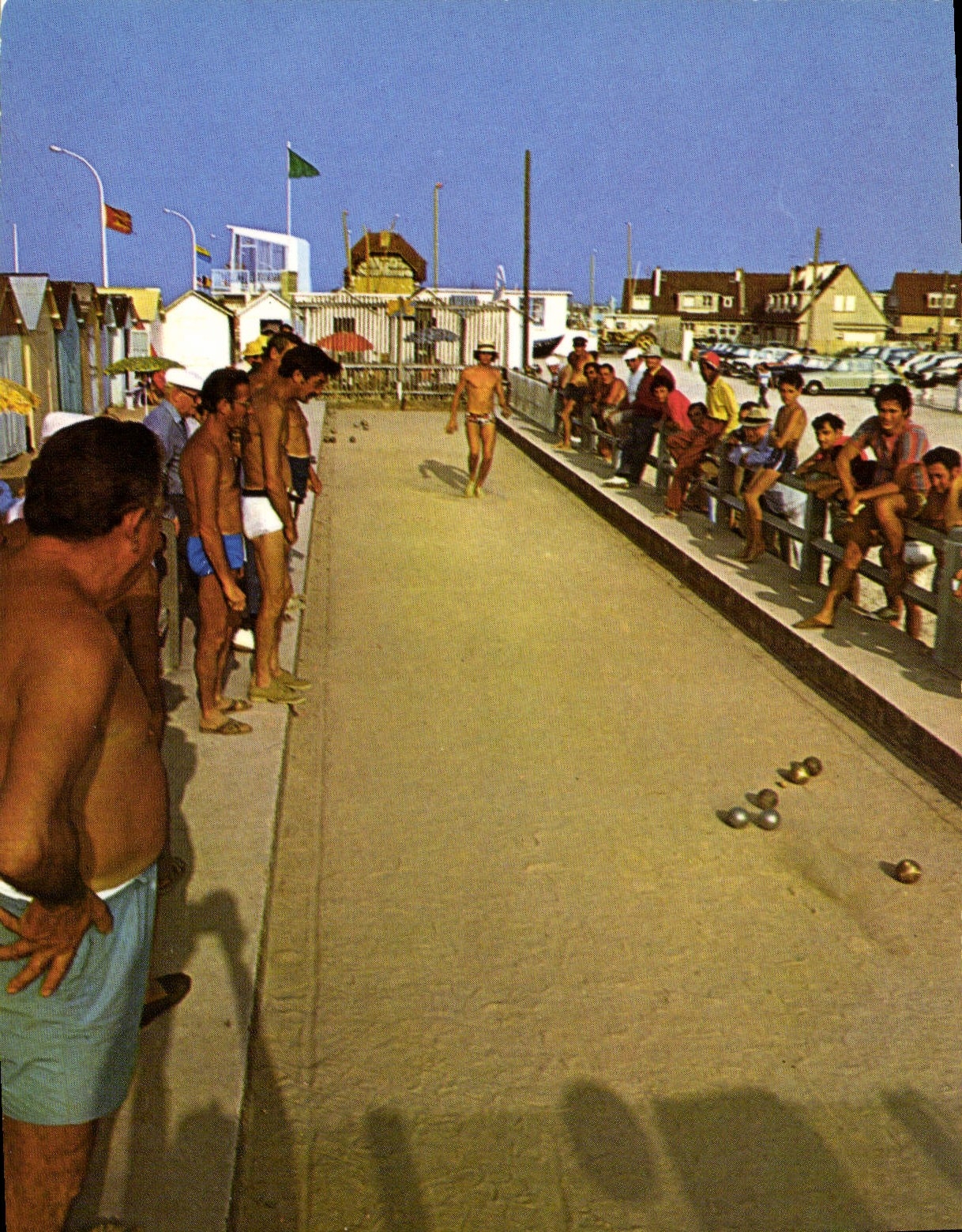 CPSM Bernieres Sur Mer Le Terrain De Boules