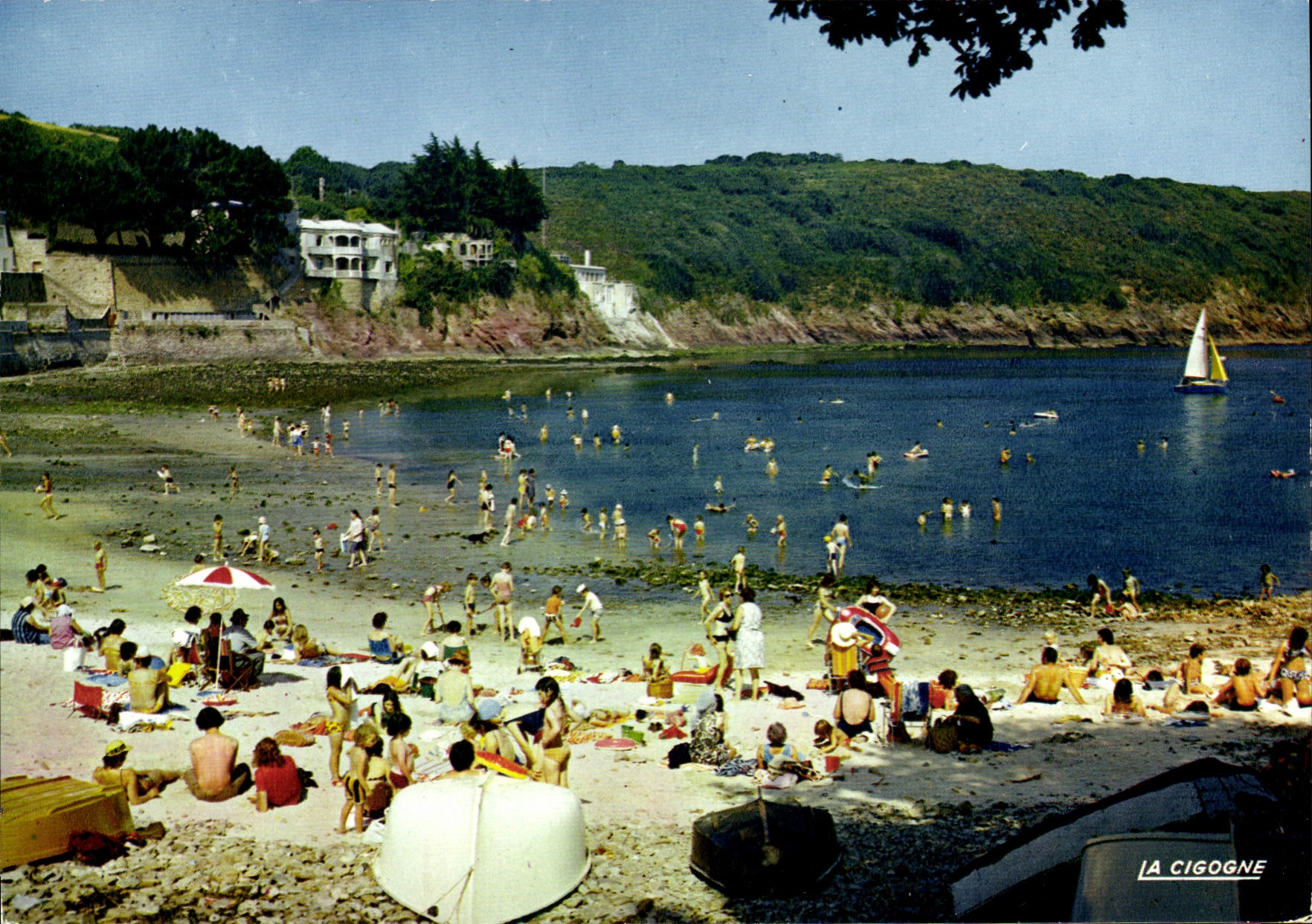 CPSM Brest La Plage Sainte Anne