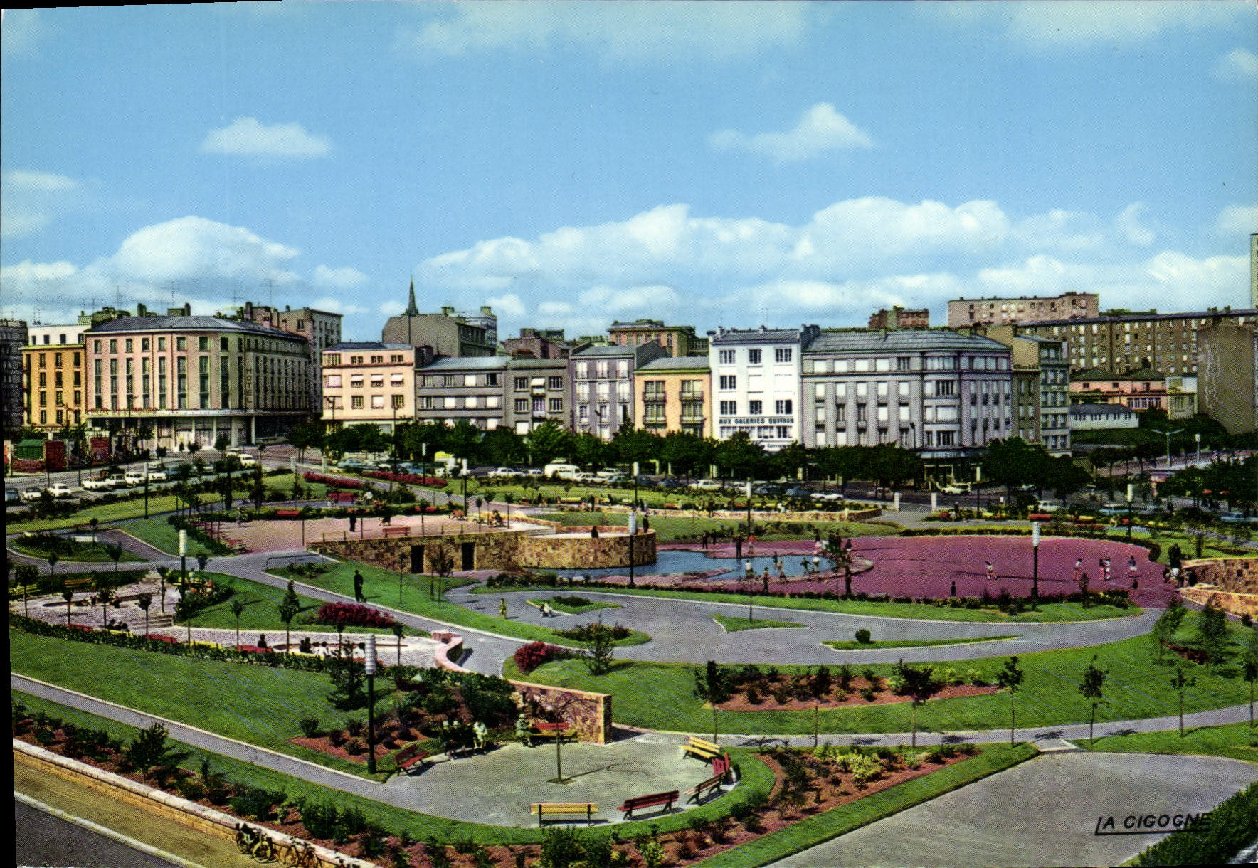 CPSM Brest Le Square Kennedy