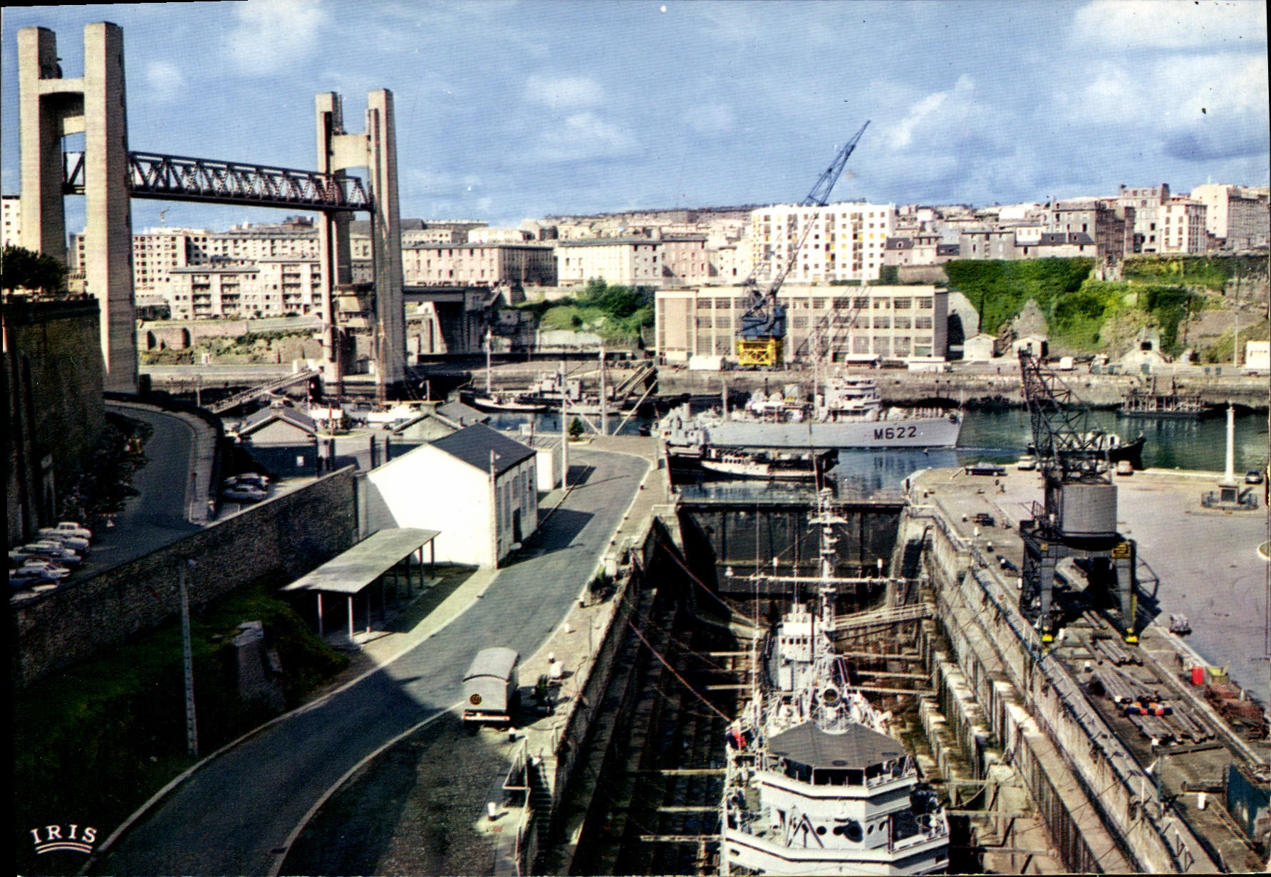 CPSM Brest L'Arsenal Et Le Pont De Recouvrance