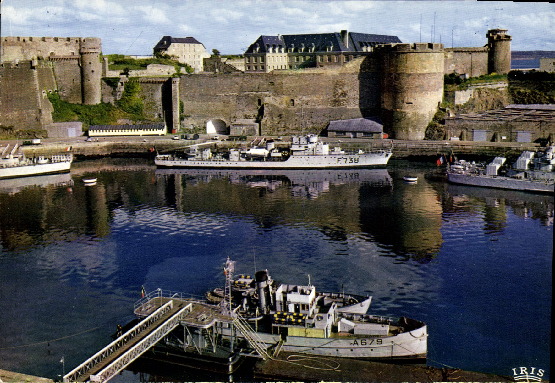 CPSM Brest La Penfeld Le Chateau Prefecture Maritime