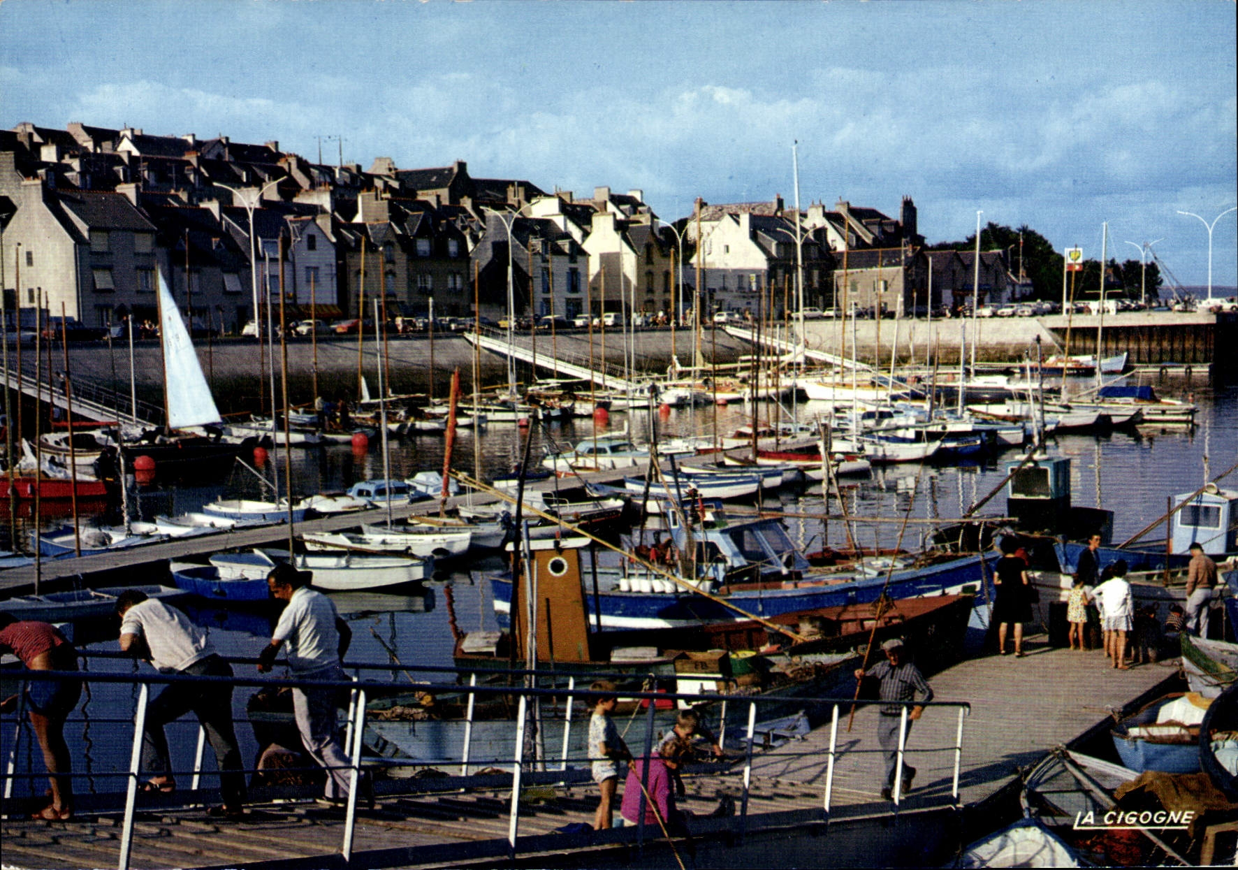 CPSM Douarnenez Le Port De Plaisance De Treboul