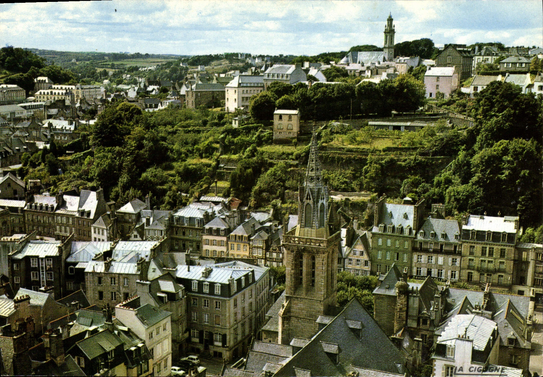 CPSM Morlaix Vue Du Viaduc