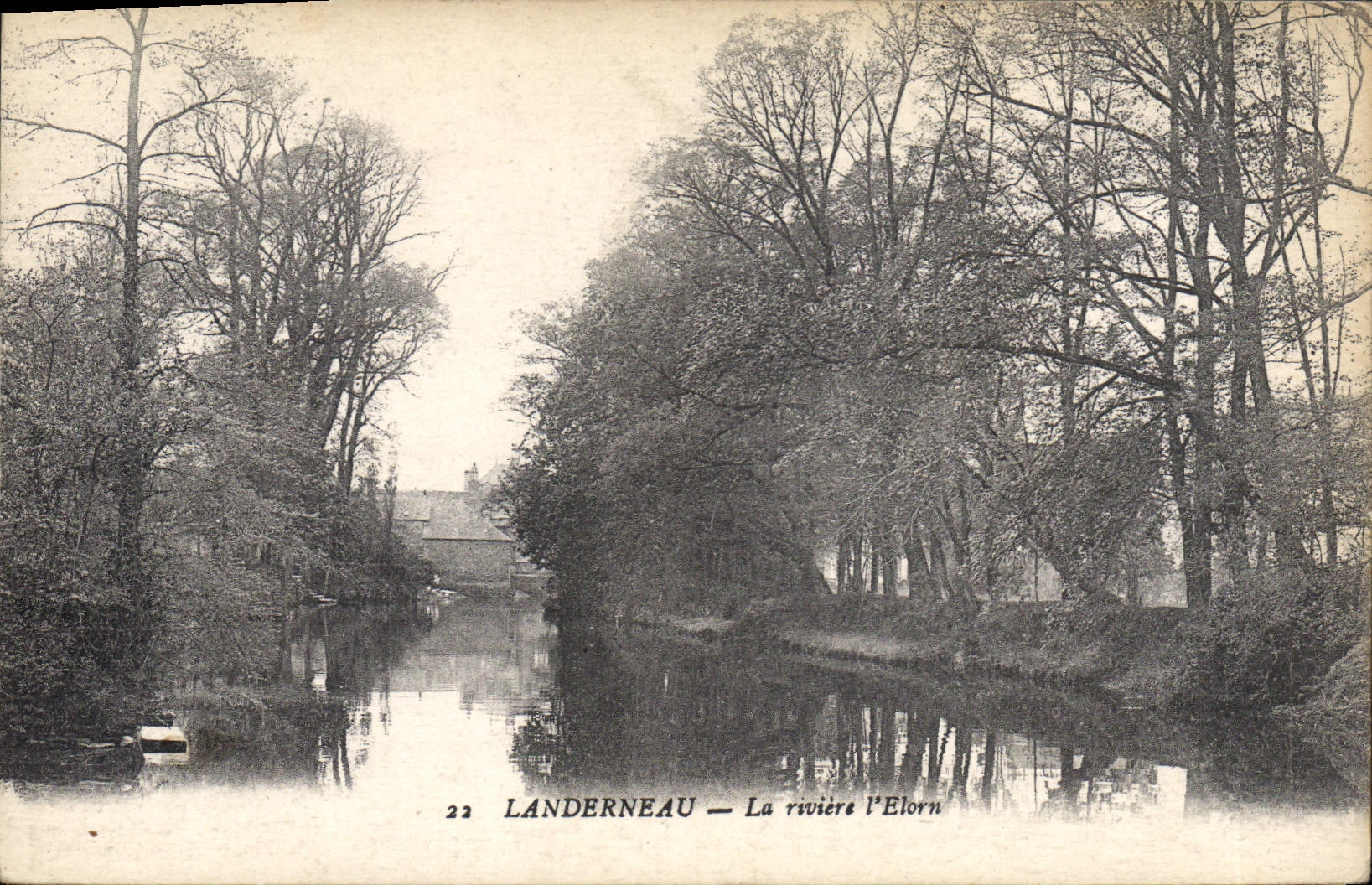 CPA Landerneau La Riviere I'Elorn
