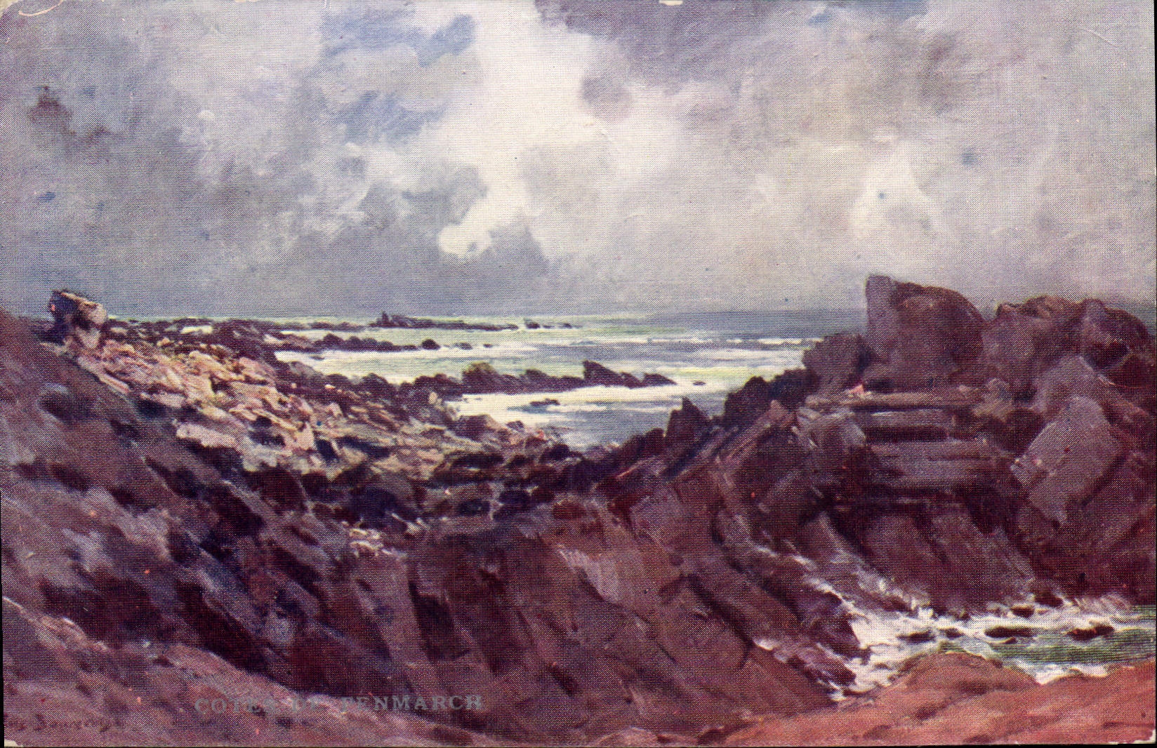 CPA cotes de Penmarch