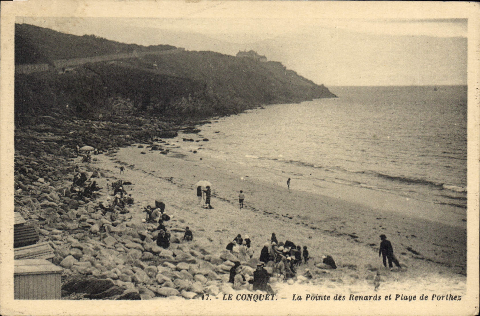 CPA Le Conquet La Pointe Des Renards Et Plage De Porthez