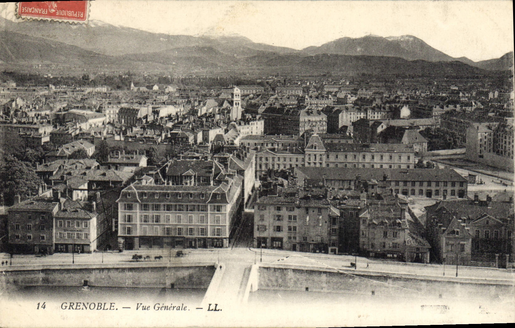 CPA Grenoble Vue Generale