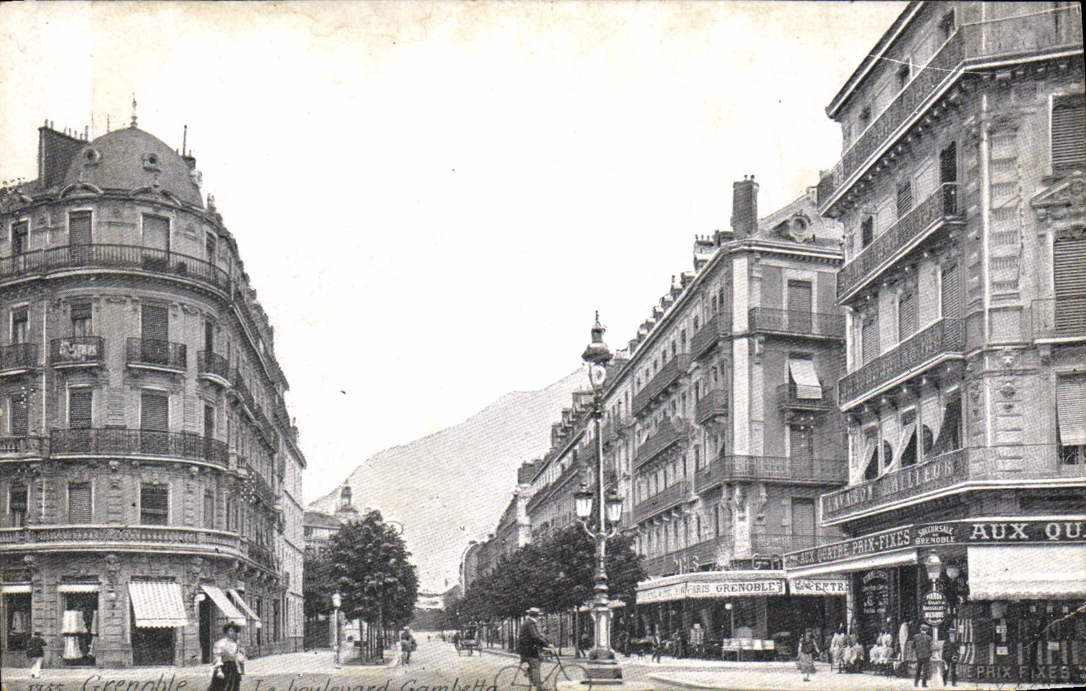 CPA Grenoble Le boulevard Gambetta