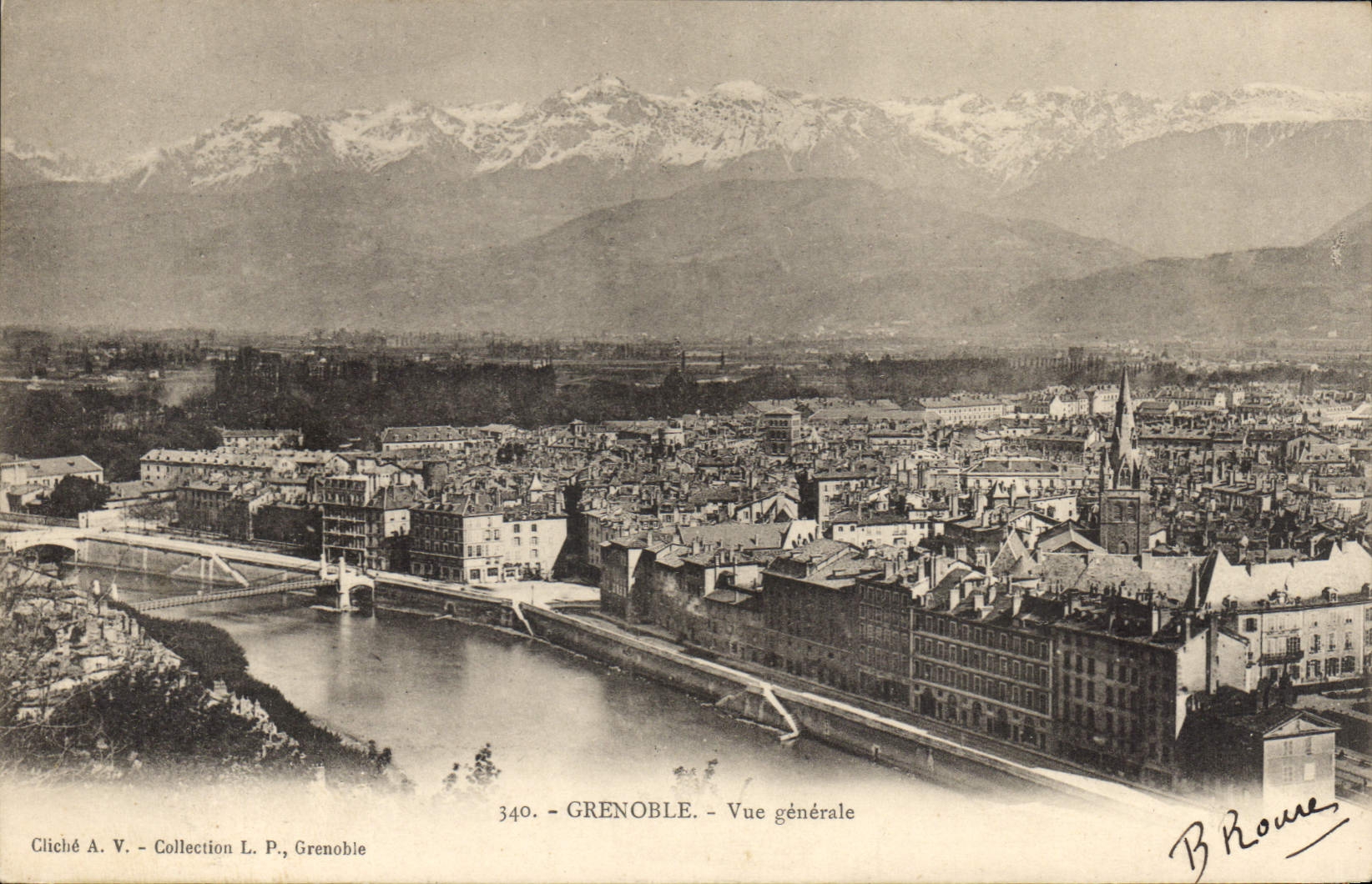 CPA Grenoble Vue Generale