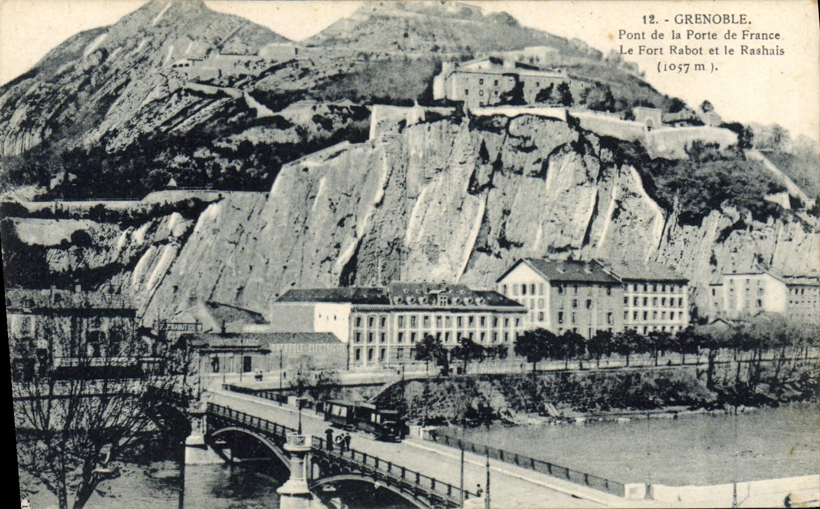 CPA Grenoble Pont De La Porte De France Le Fort Rabot