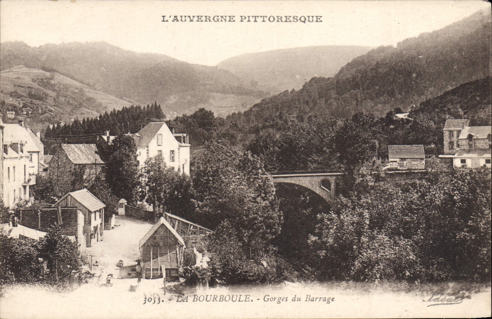 CPA La Bourboule Gorges Du Barrage