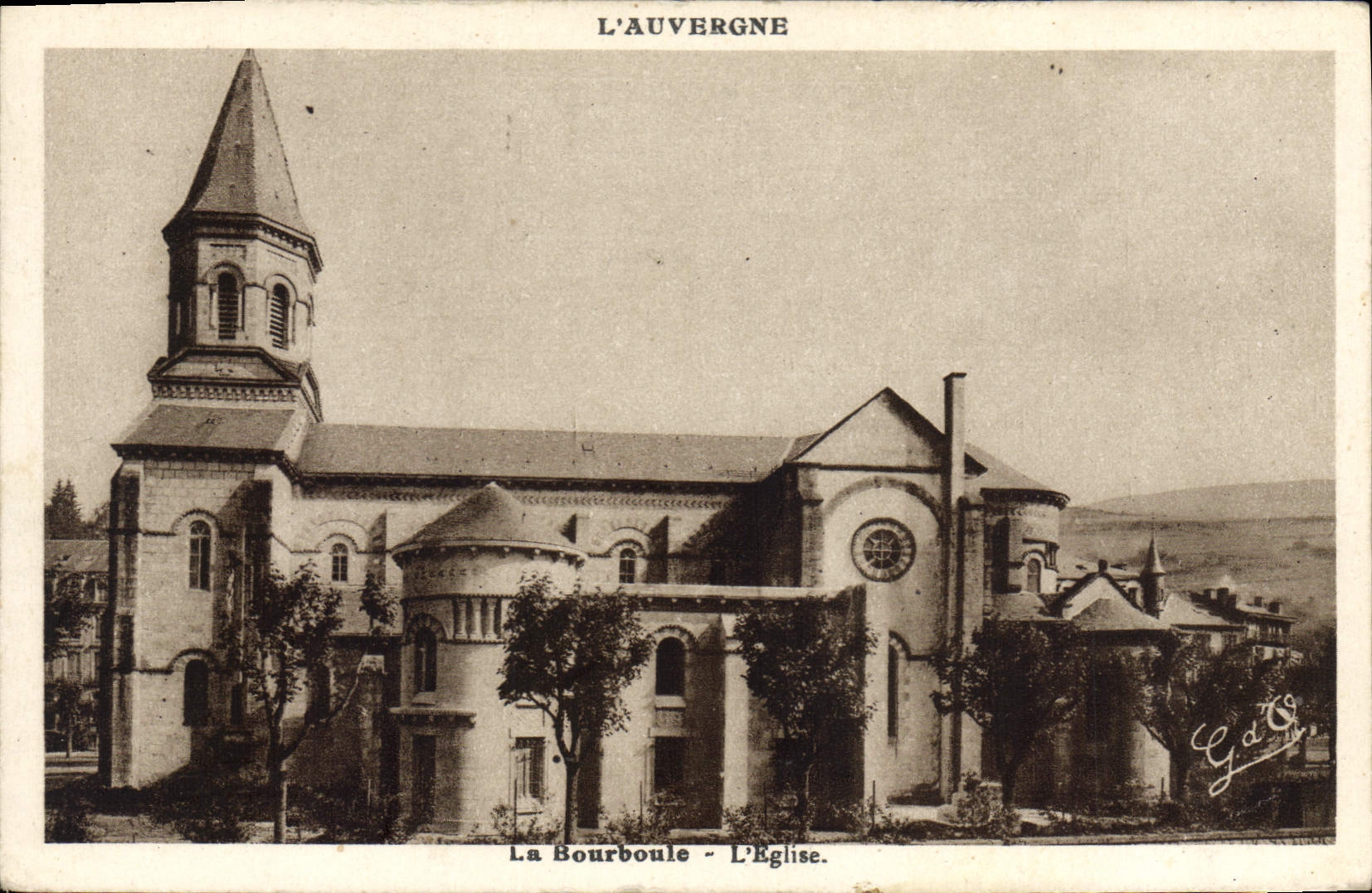 CPA La Bourboule L'Eglise