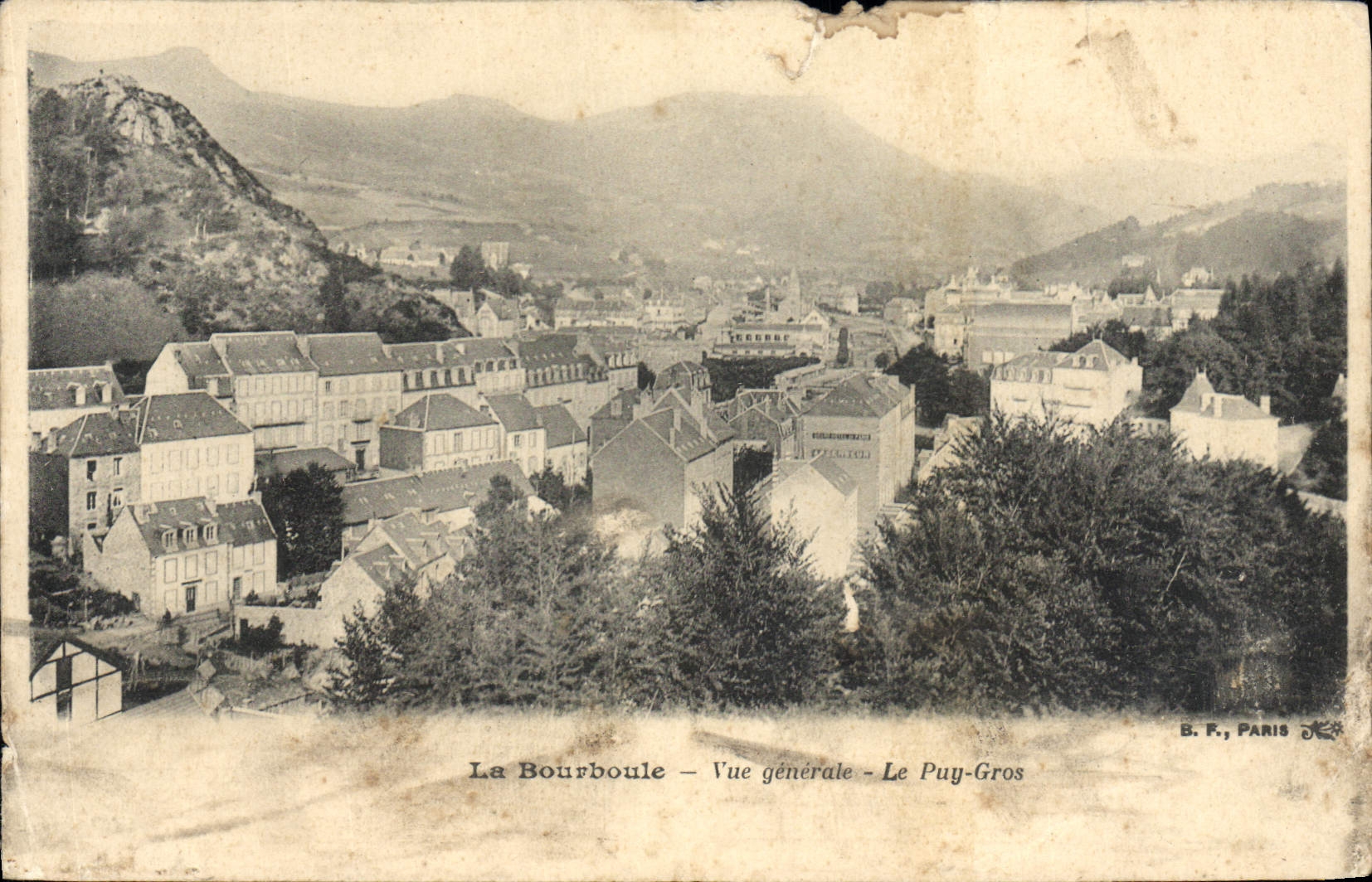 CPA La Bourboule Vue Generale Le Puy Gros