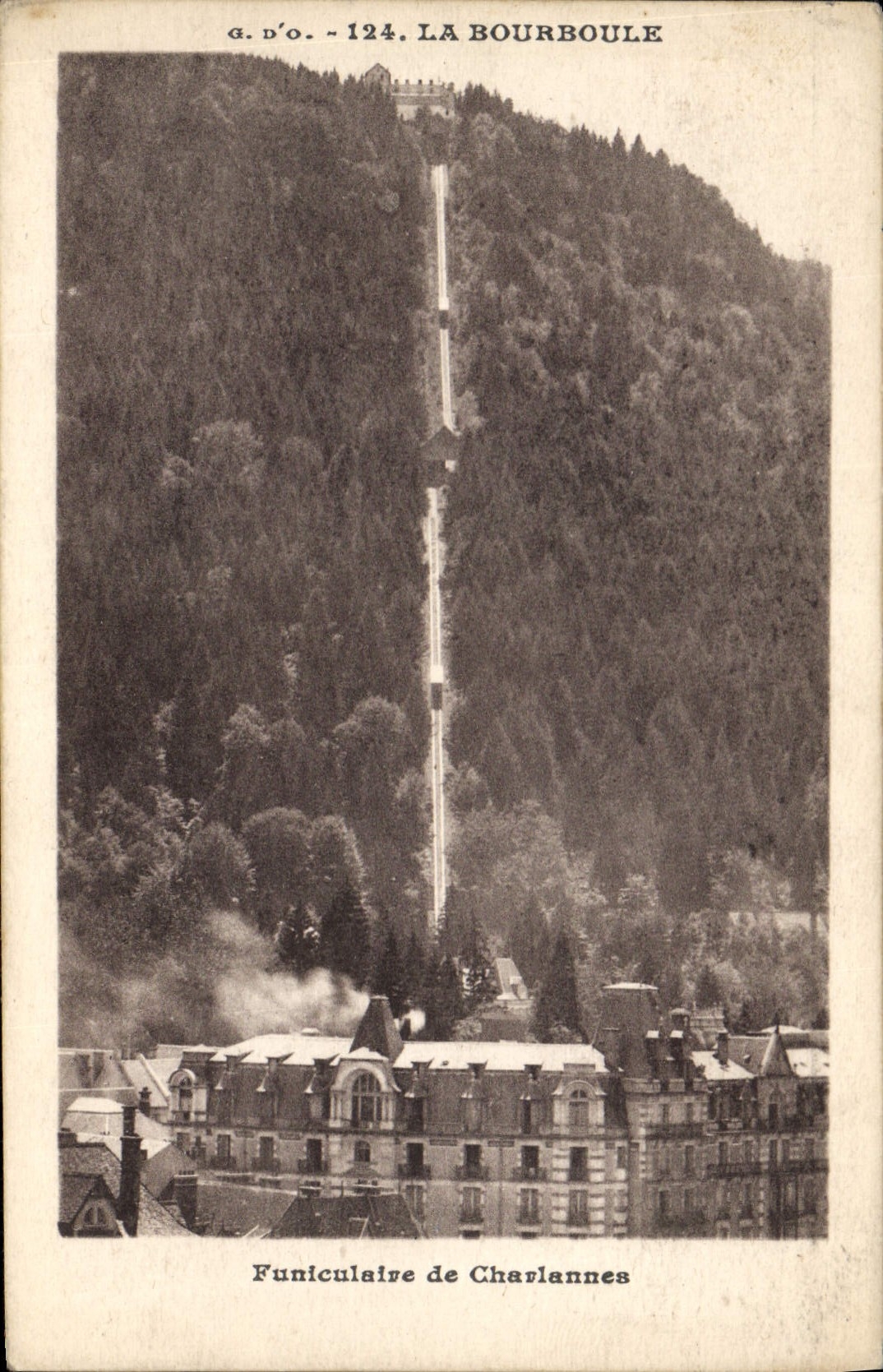CPA La Bourboule Le Funiculaire De Charlannes