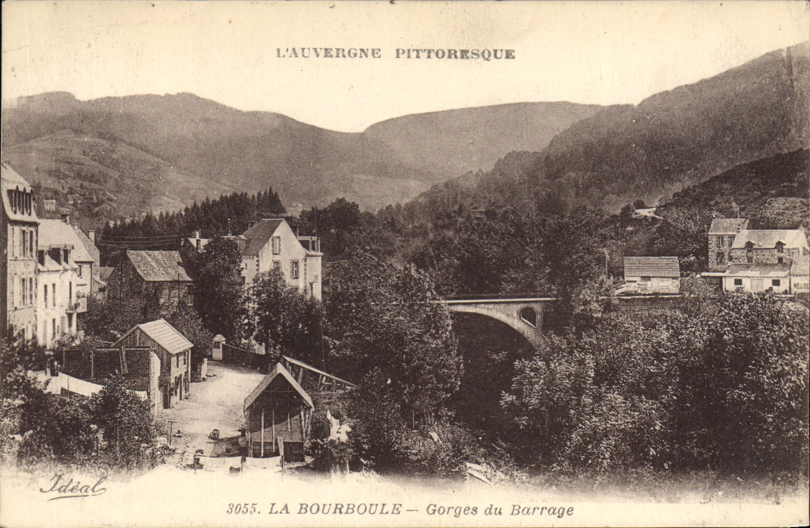 CPA La Bourboule Gorges Du Barrage