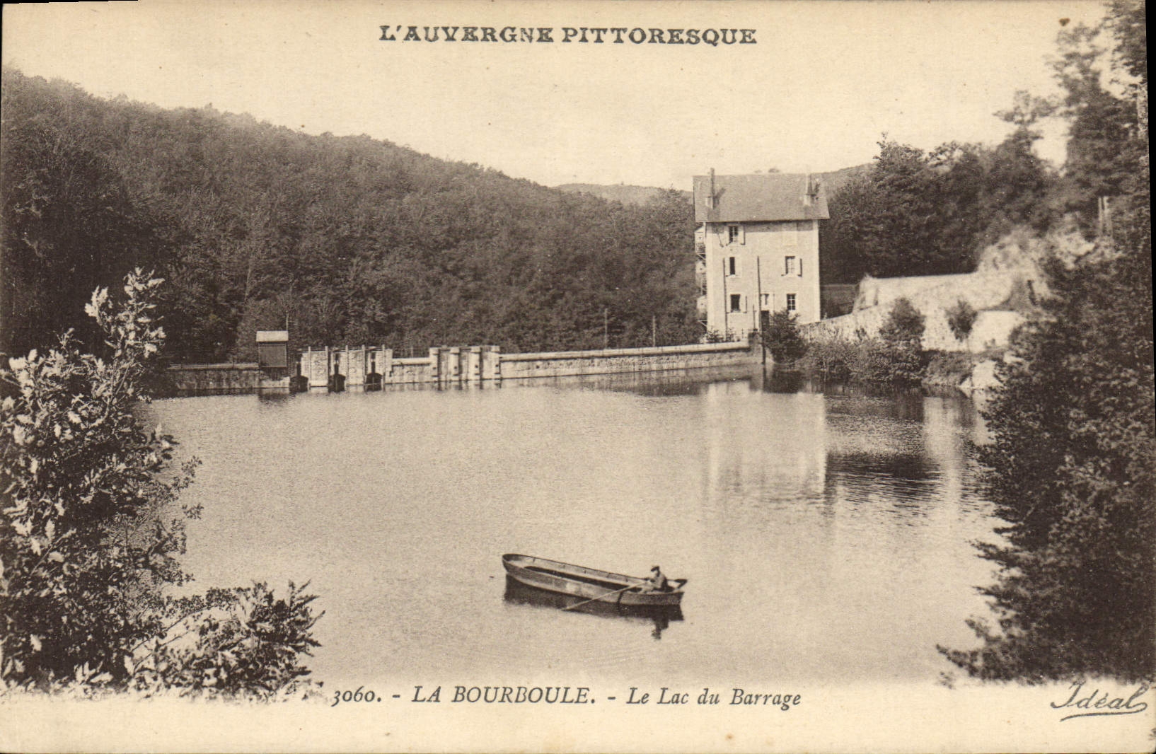 CPA La Bourboule Le Lac Du Barrage
