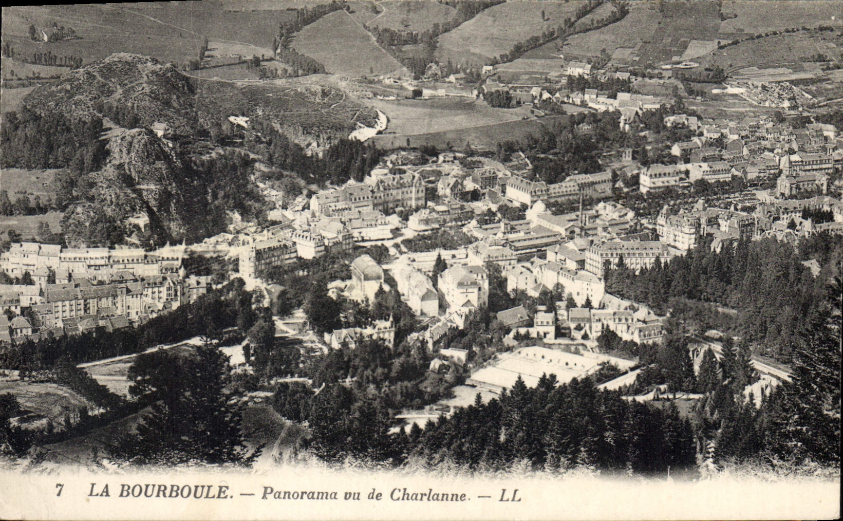 CPA La Bourboule Panorama Vu De Charlanne