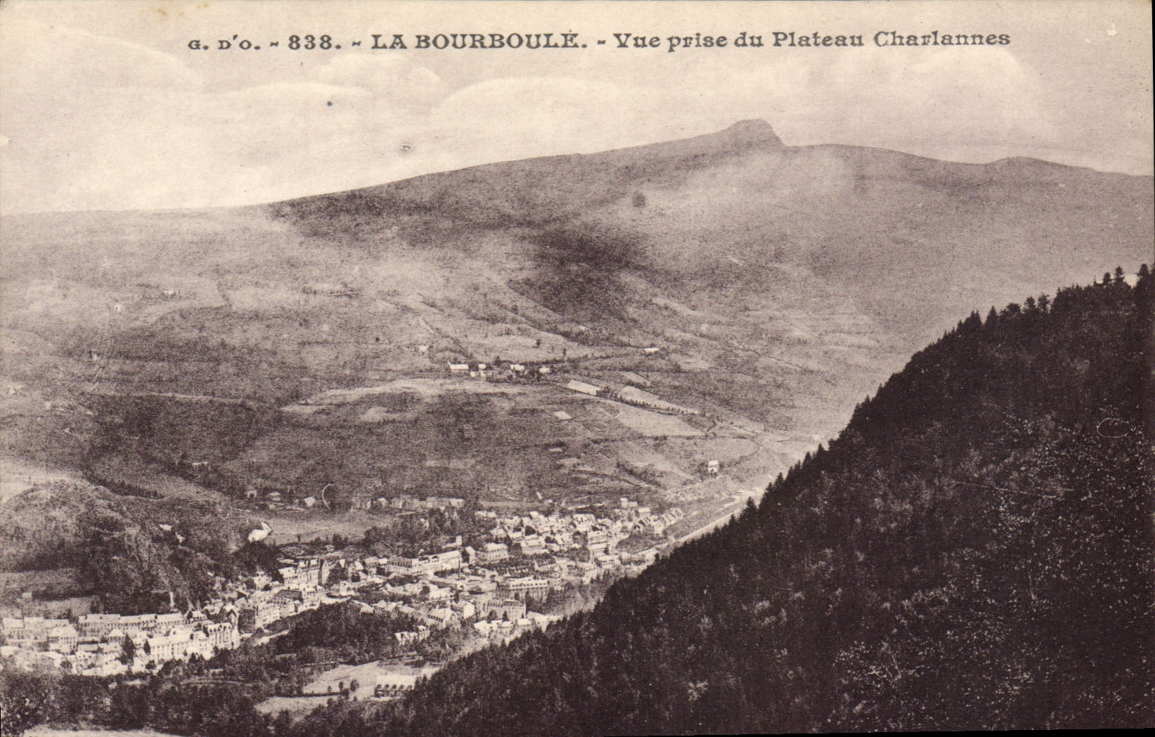 CPA La Bourboule Vue Prise Du Plateau Charlannes