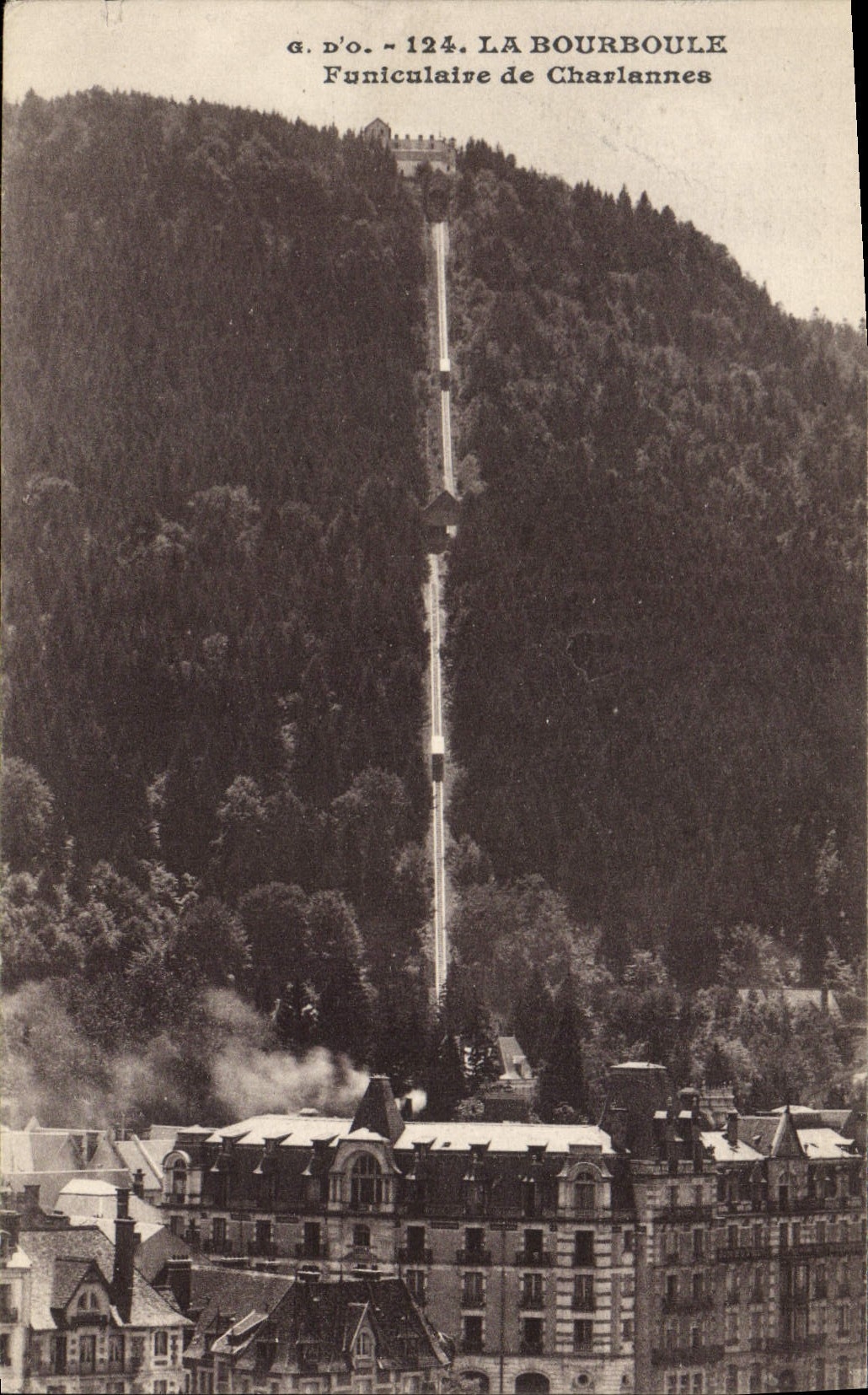 CPA La Bourboule Funiculaire De Charlannes