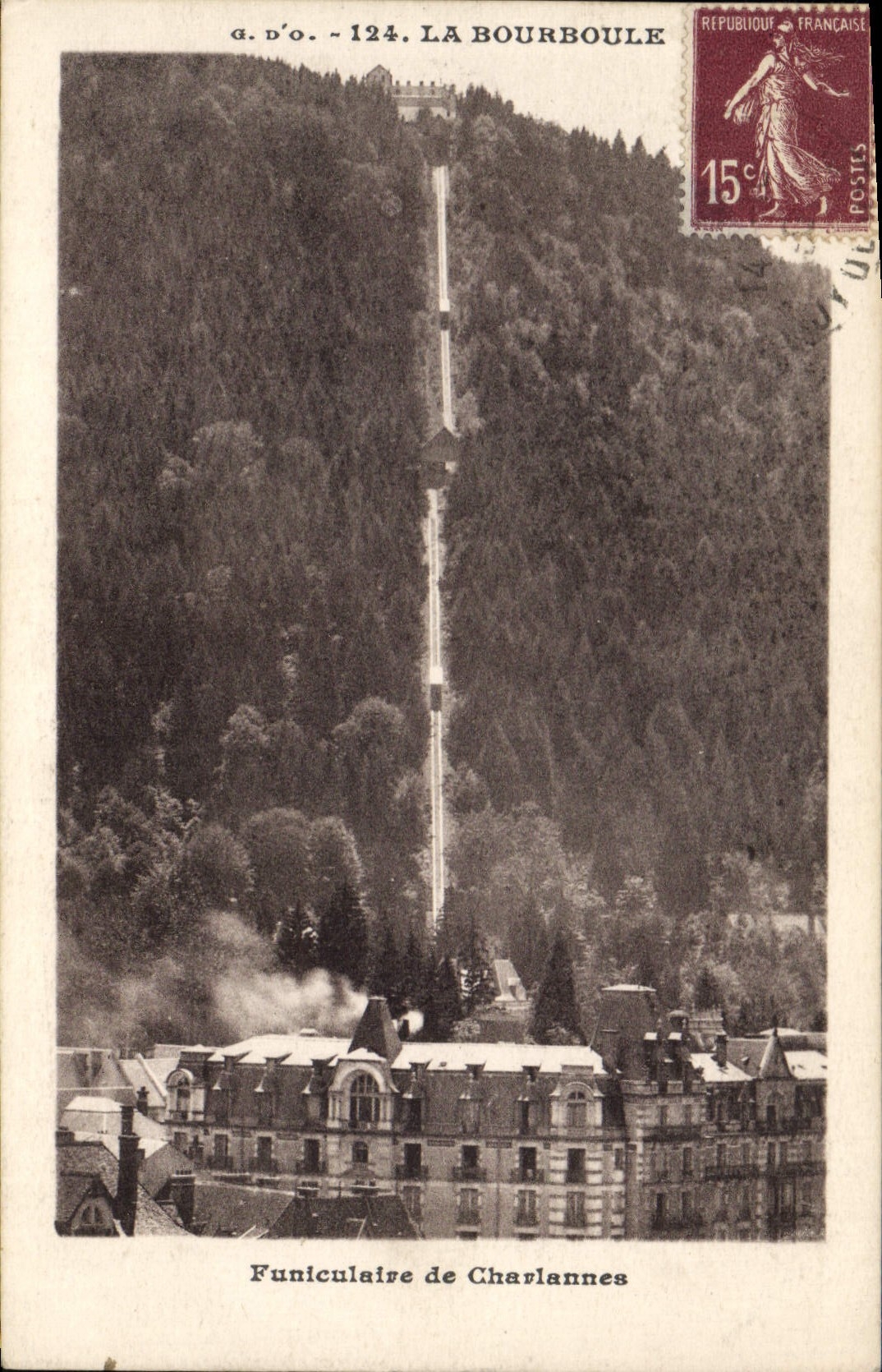 CPA La Bourboule Funiculaire De Charlannes