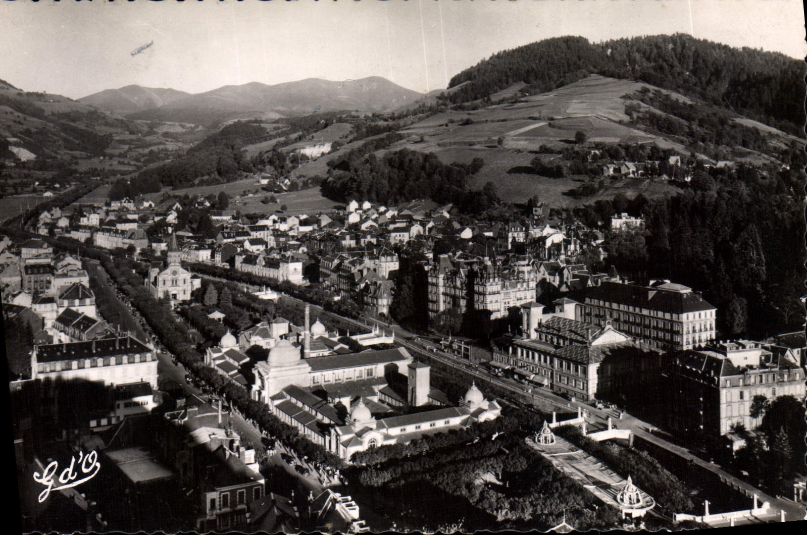 CPA La Bourboule Vue Generale prise du sommet de la roche des fées