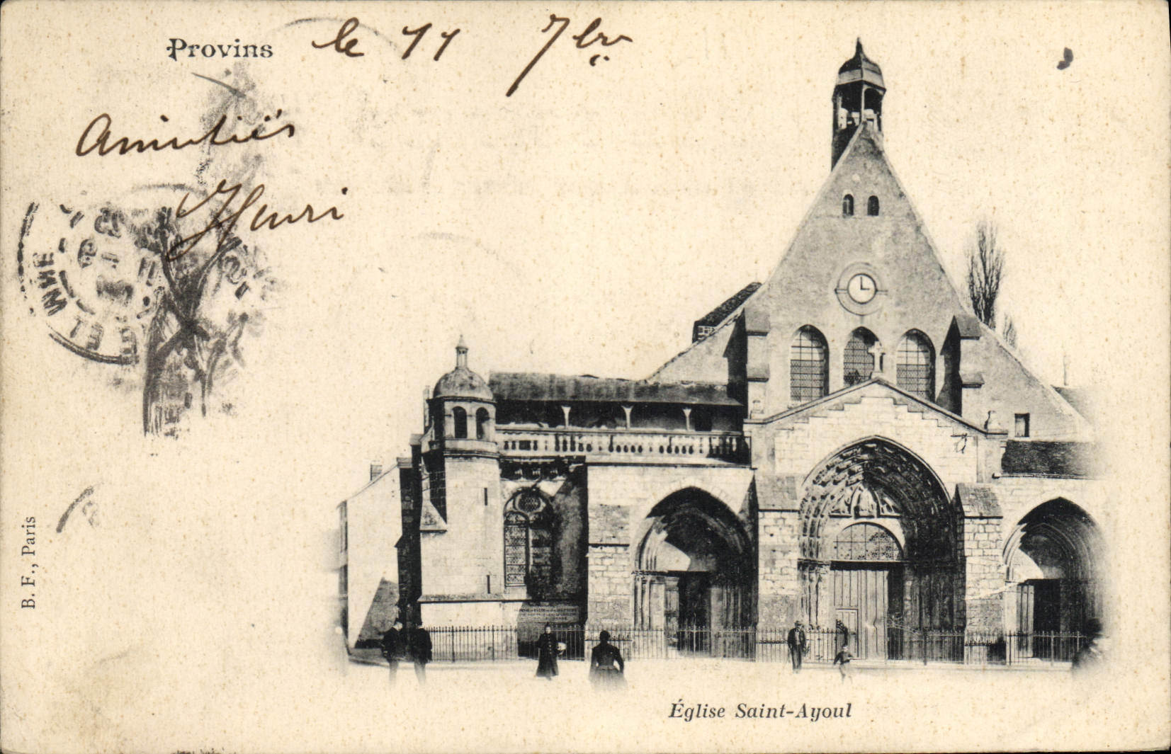 CPA Provins Eglise Saint Ayoul