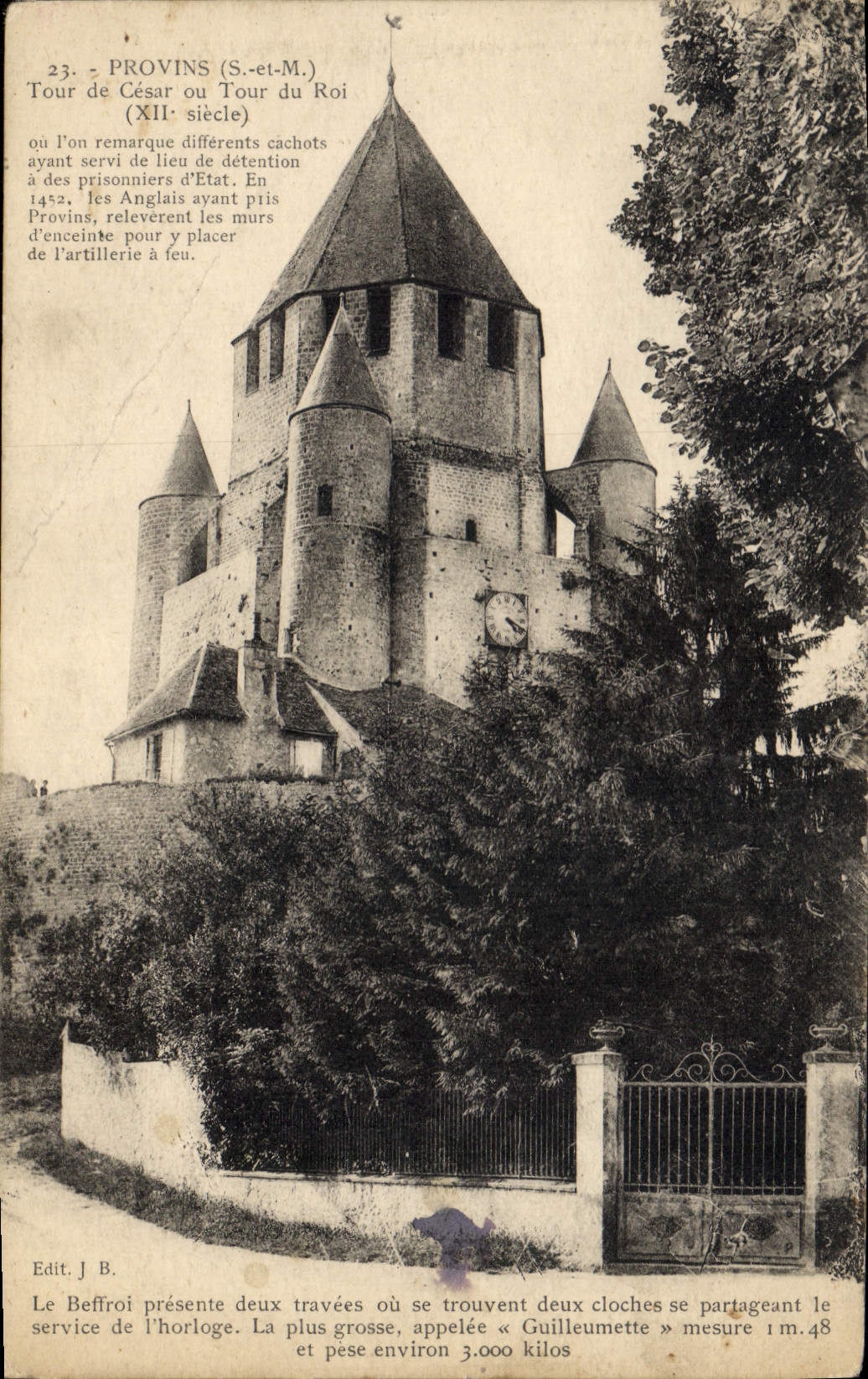 CPA Provins Tour De Cesar On Tour Du Roi